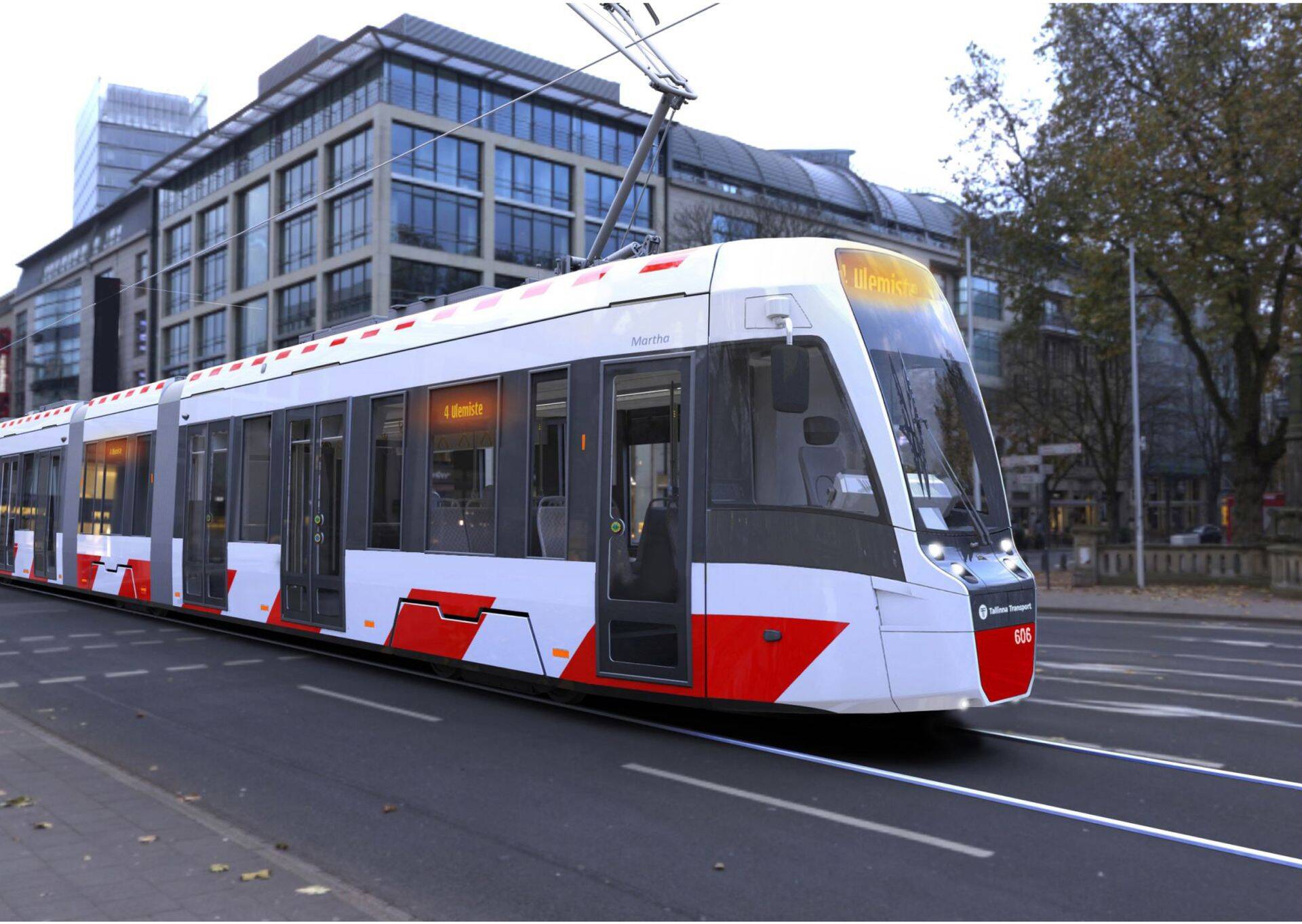 23 sellist uut trammi saab Tallinn.