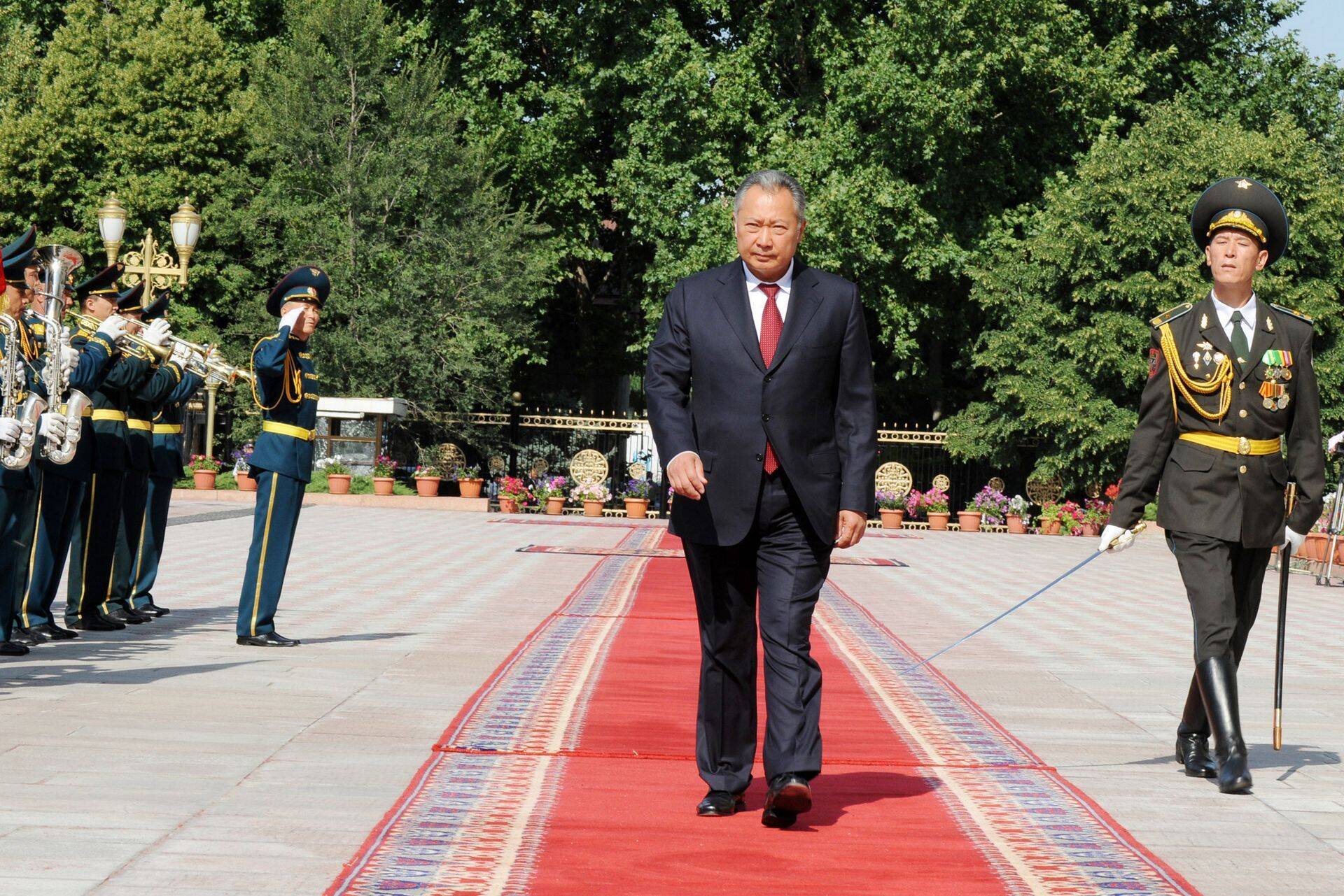 Kõrgõzstani endike korruptiivne president Kurmanbek Bakiev, kes nüüd Valgevenes elab.