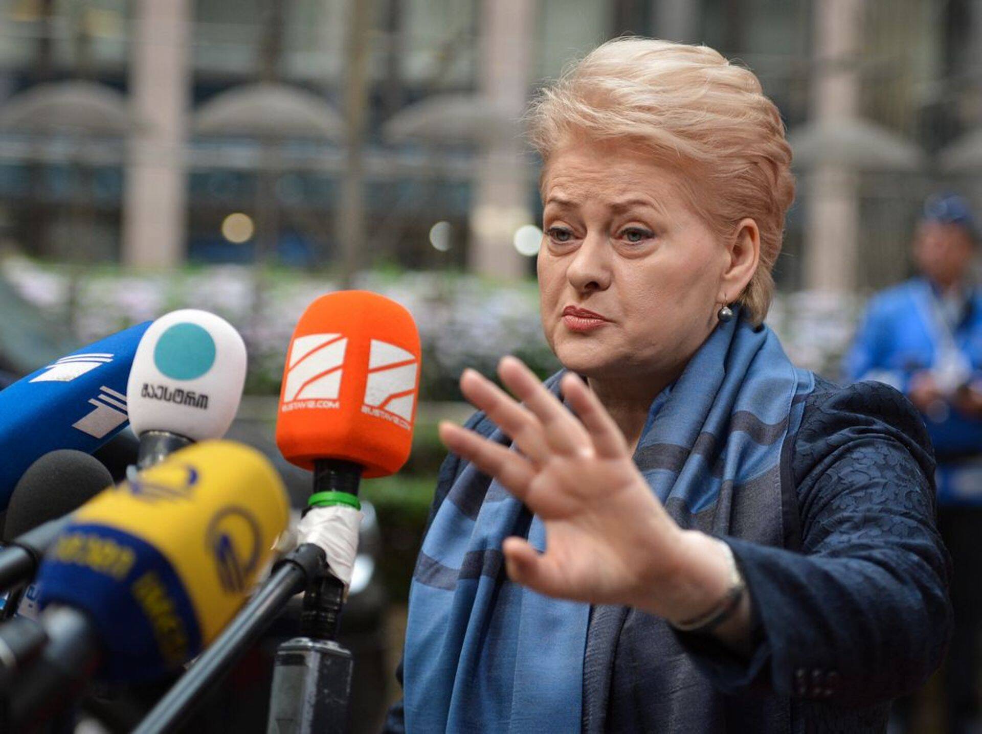 Leedu president Dalia Grybauskaite.