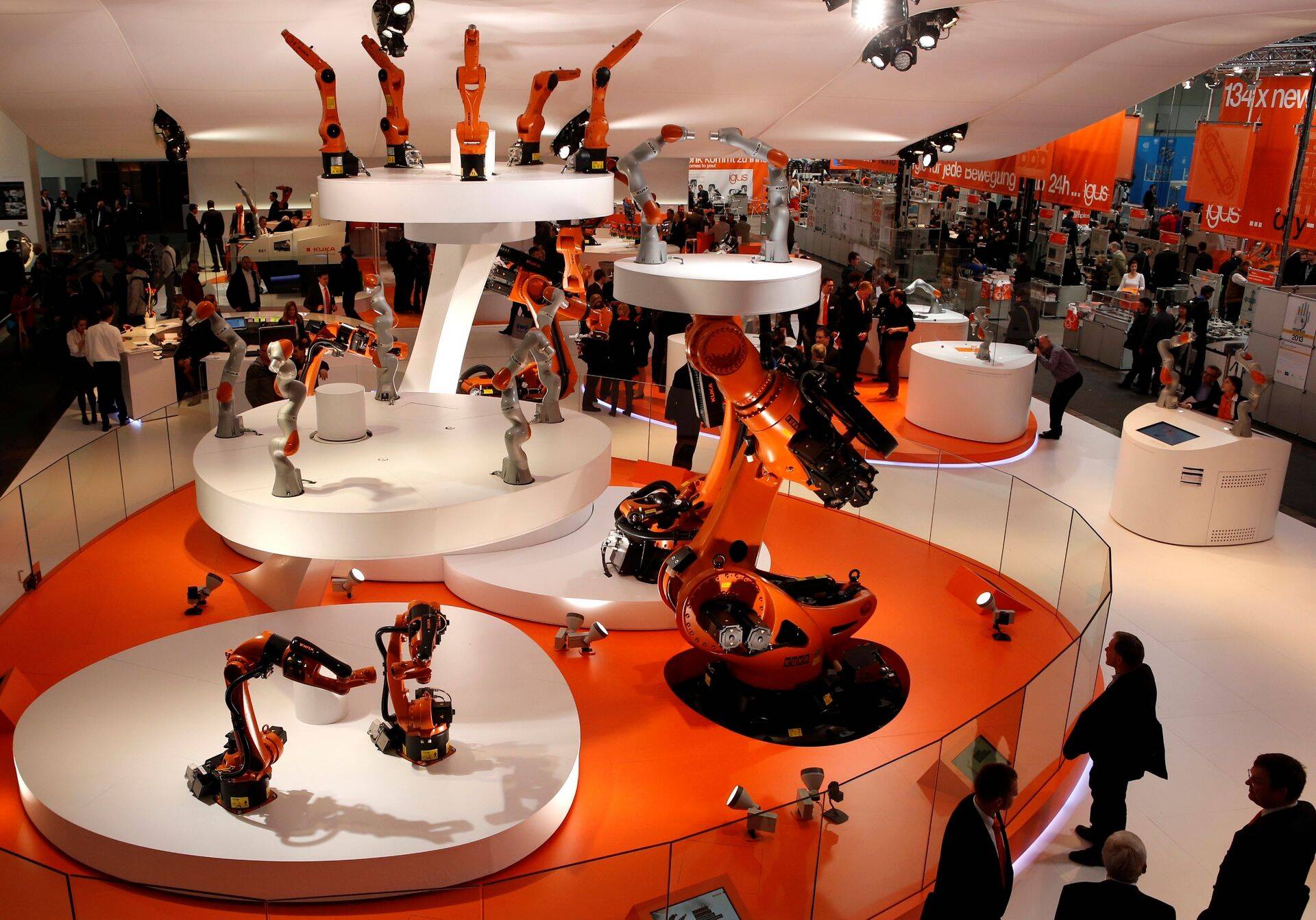 Kuka AG väljapanek Hannoveri messil