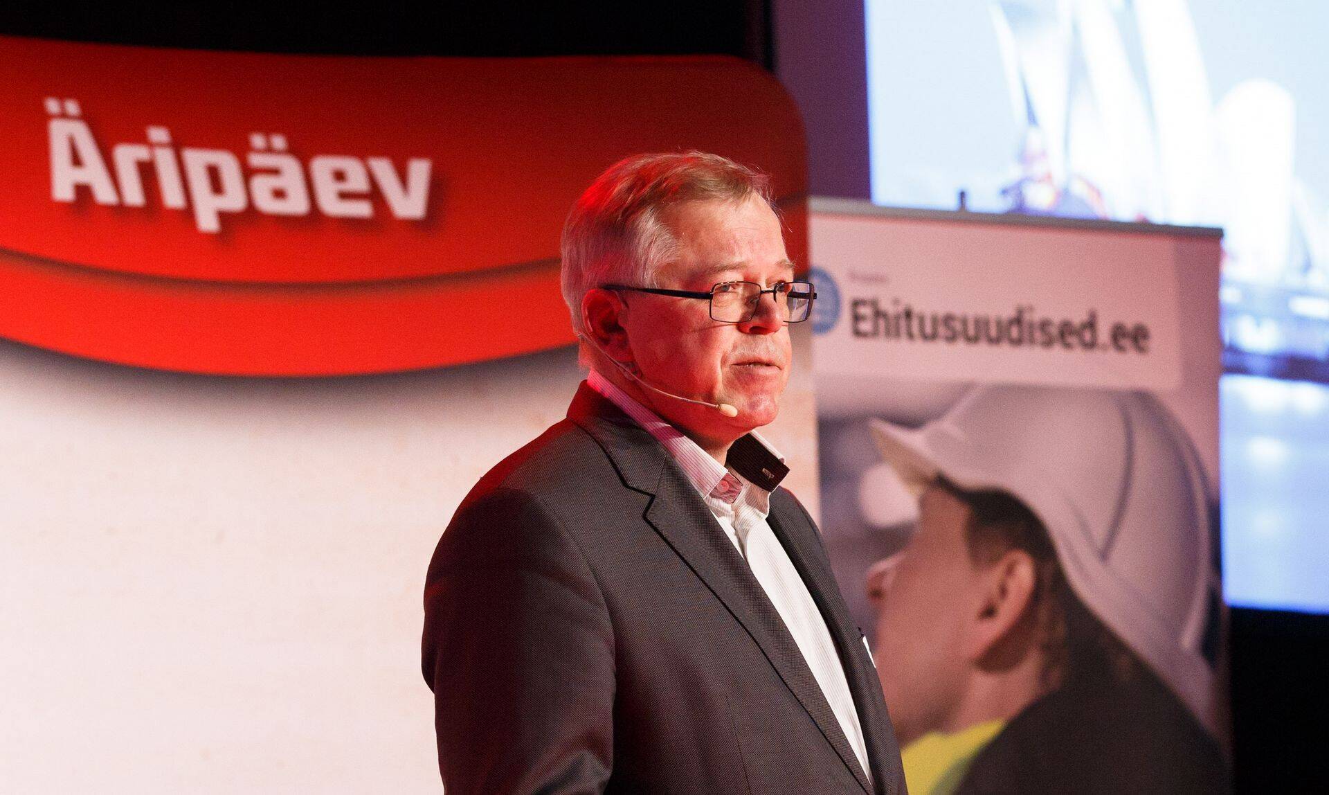 Betooniühingu direktor Toomas Vainola esinemas 2016. aasta Ehituskonverentsil.