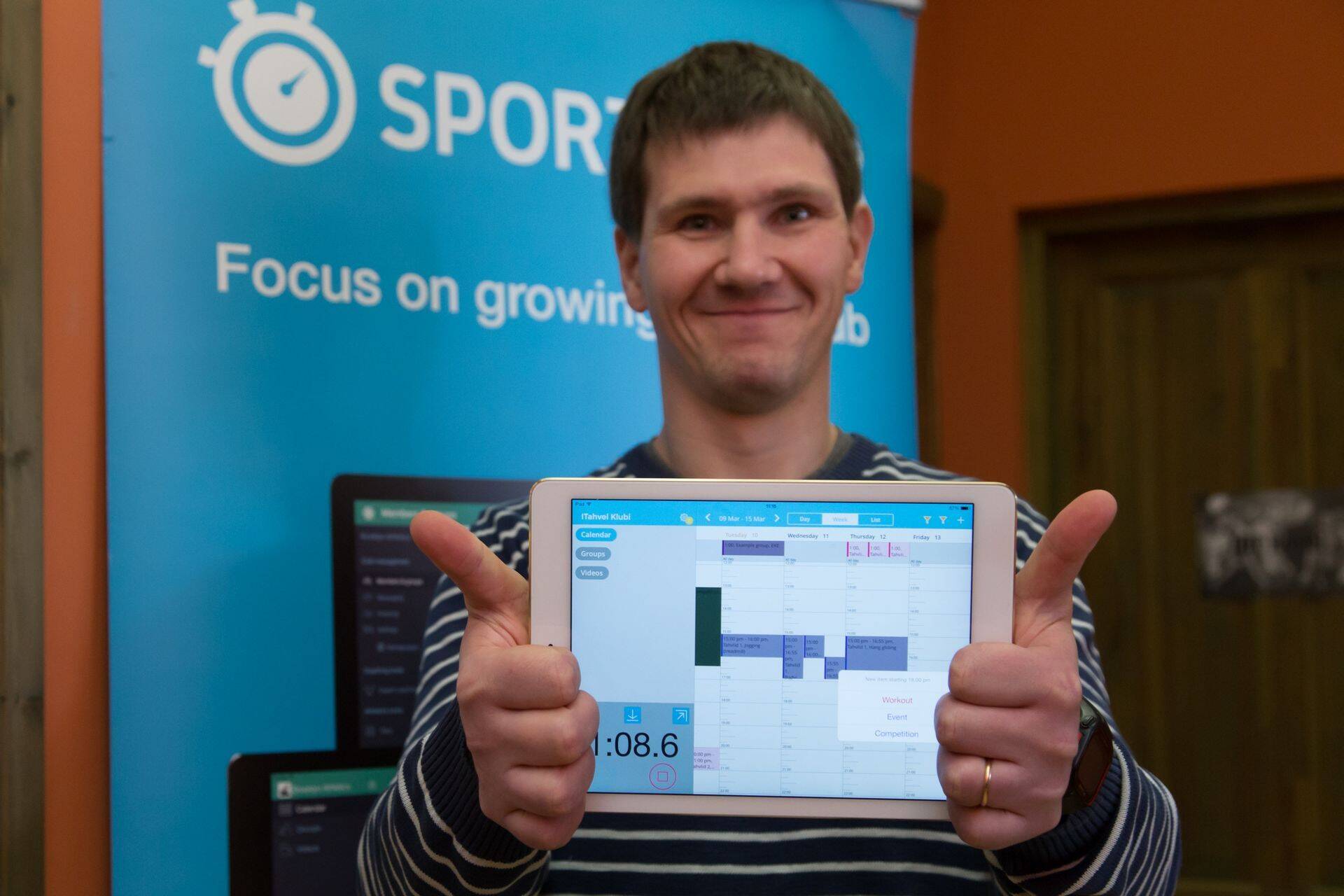 Tõnis Saag tuli mõttele luua platvorm nimega Sportlyzer, mis aitab spordiklubidel paremini oma liikmete nimekirju hallata.