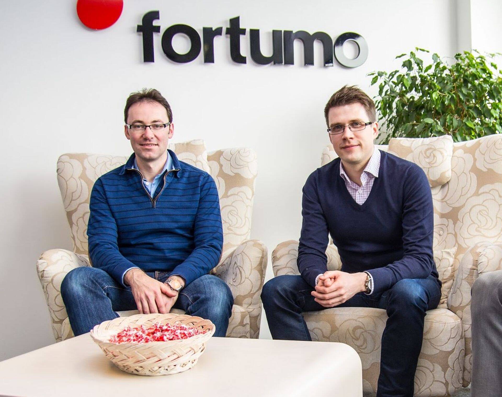 Fortumo uus juhatuse liige Tim Carter (vasakul) ja tegevjuht Martin Koppel.