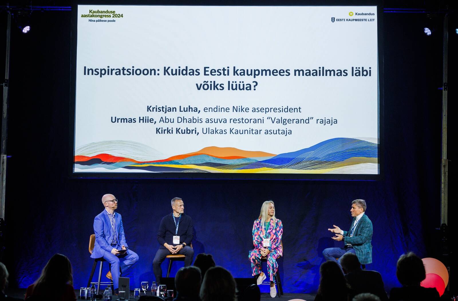 Vasakult teine Kristjan Luha, kolmas Kirki Kubri ning paremalt esimene Urmas Hiie