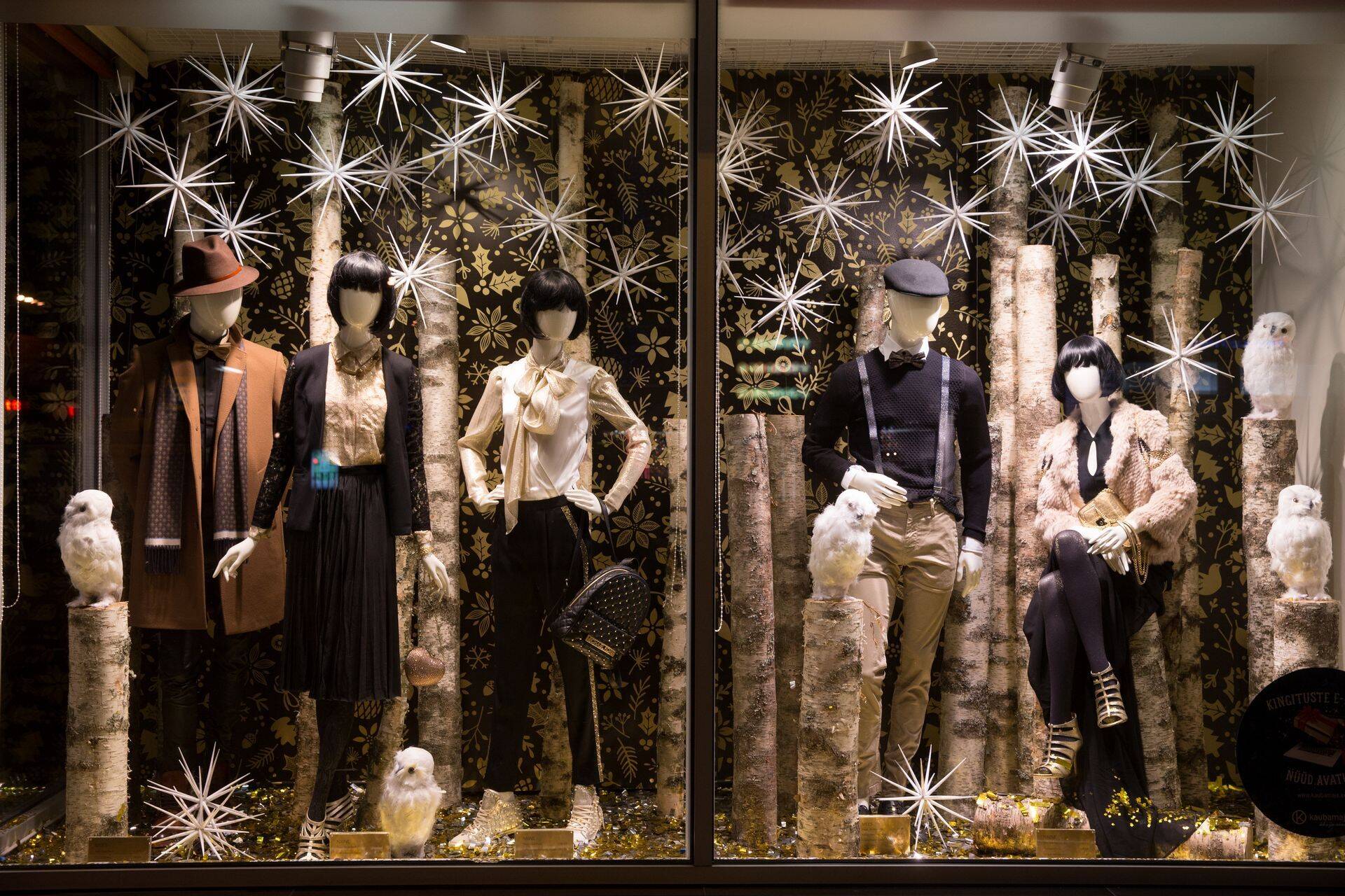 Tallinna Kaubamaja vaateaken jõulud 2014