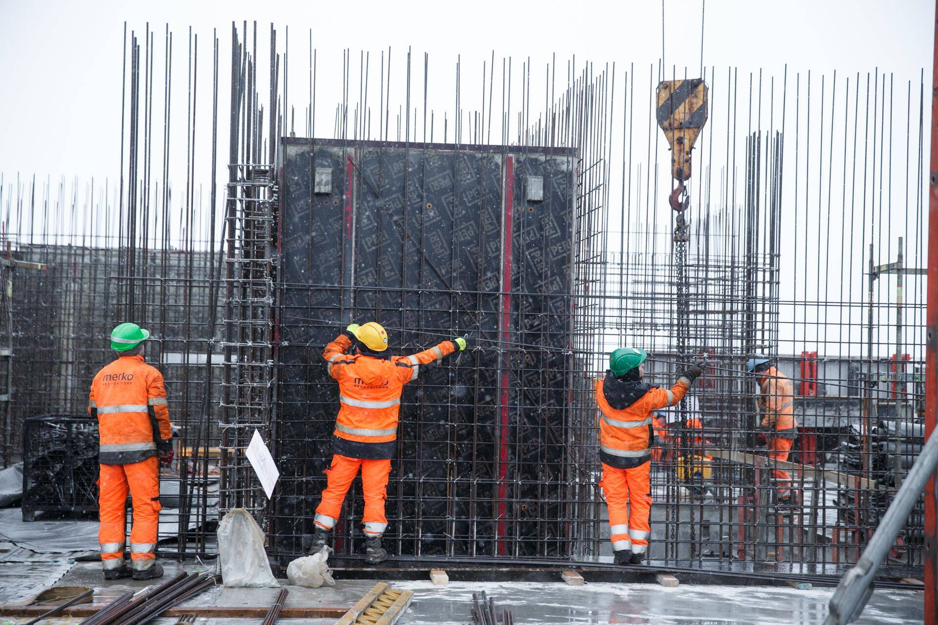 Maakri maja kõrghoone ehitusplats.