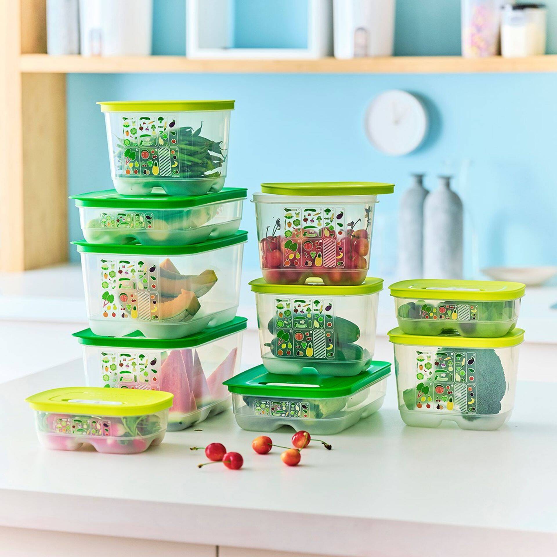 Tupperware'i säilituskarbid.