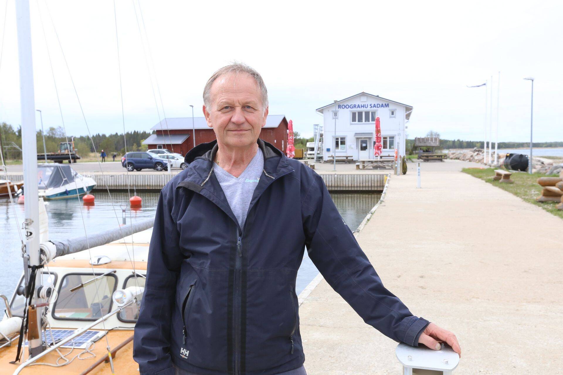 Hiiumaa firma OÜ Roograhu Sadam tegevjuht ja omanik Jari Lindroos.