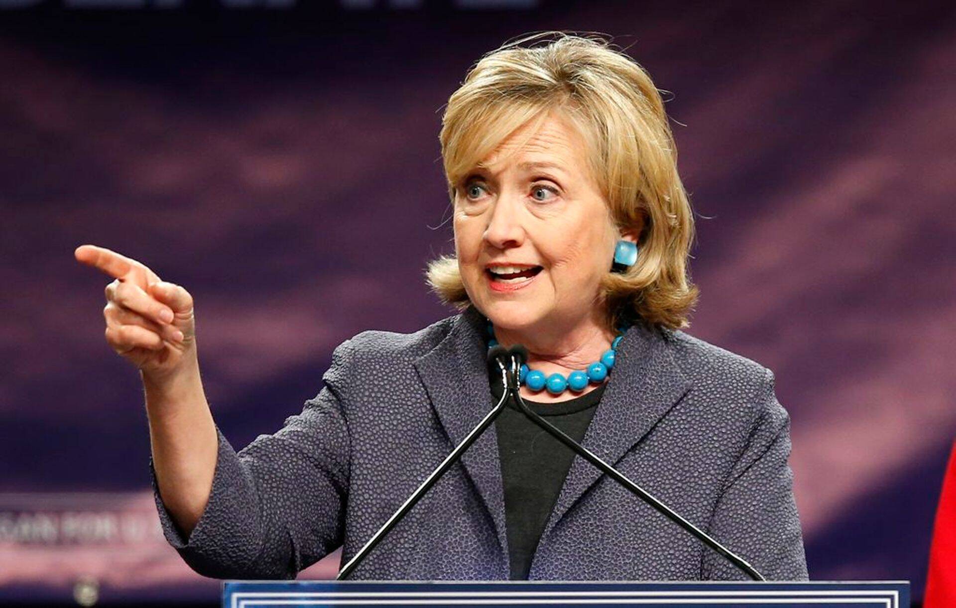 USA endine välisminister Hillary Clinton demokraatide kampaaniaüritusel laupäeval Charlotte'is.