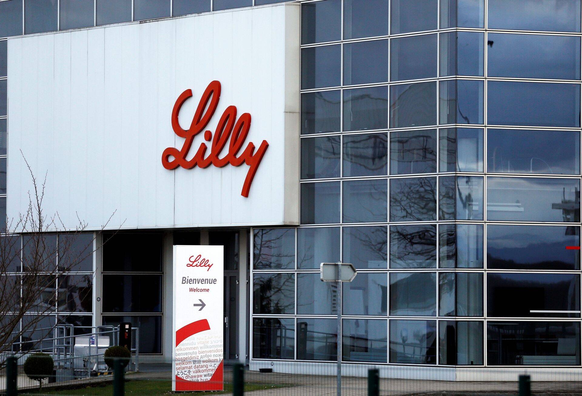 Eli Lilly äriüksus Prantsusmaal Fegerheimis Strasbourgi lähedal.