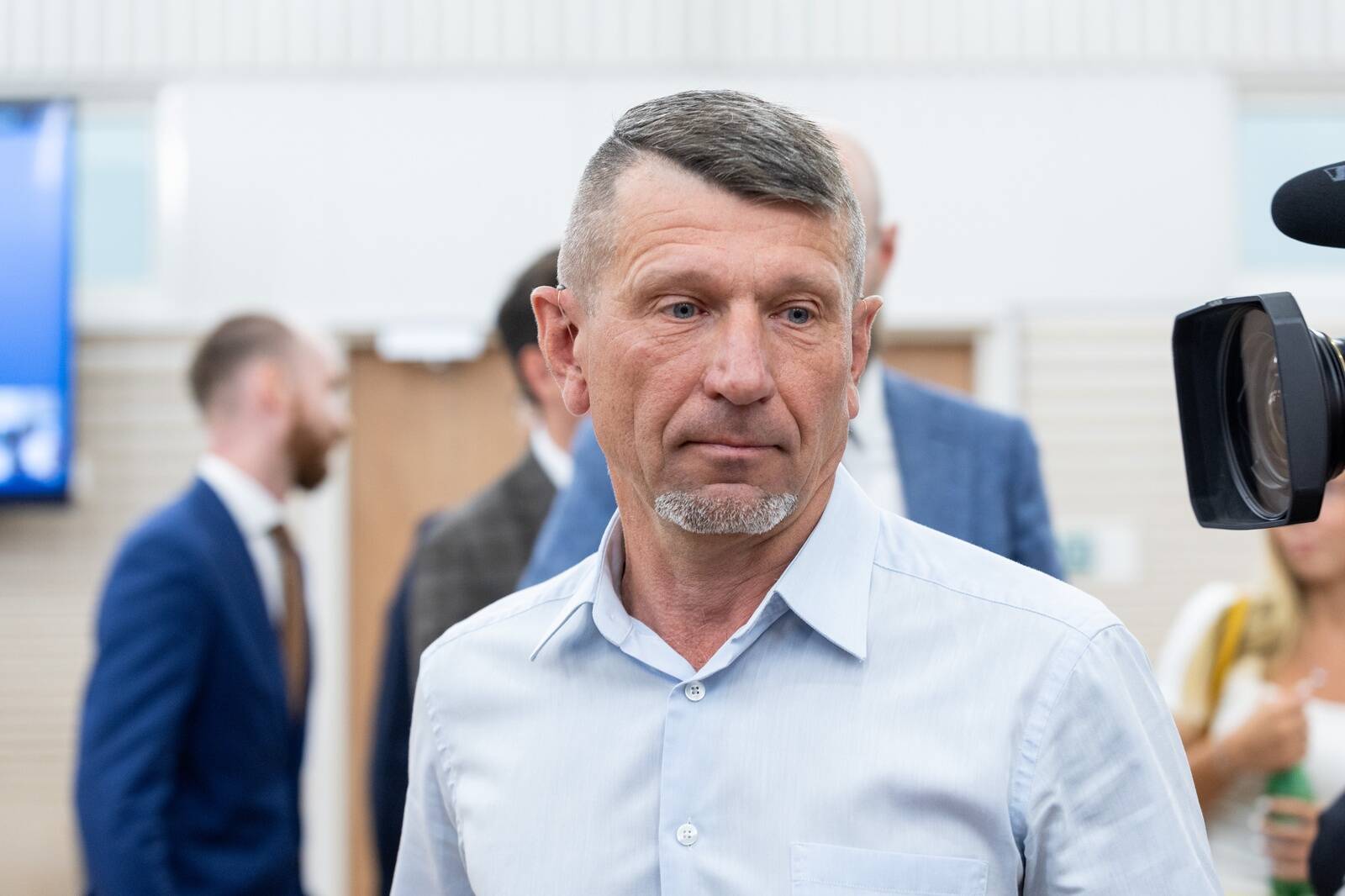 Айн Кальюранд в суде.