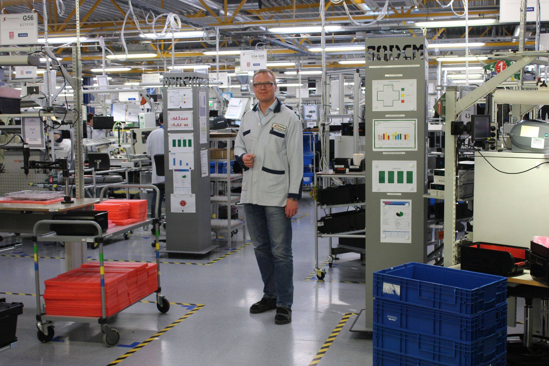 Veokitele ja sõiduautodele elektroonikaelemente tootva ettevõtte Stoneridge Eesti tootmisjuht Ardo Asperk.