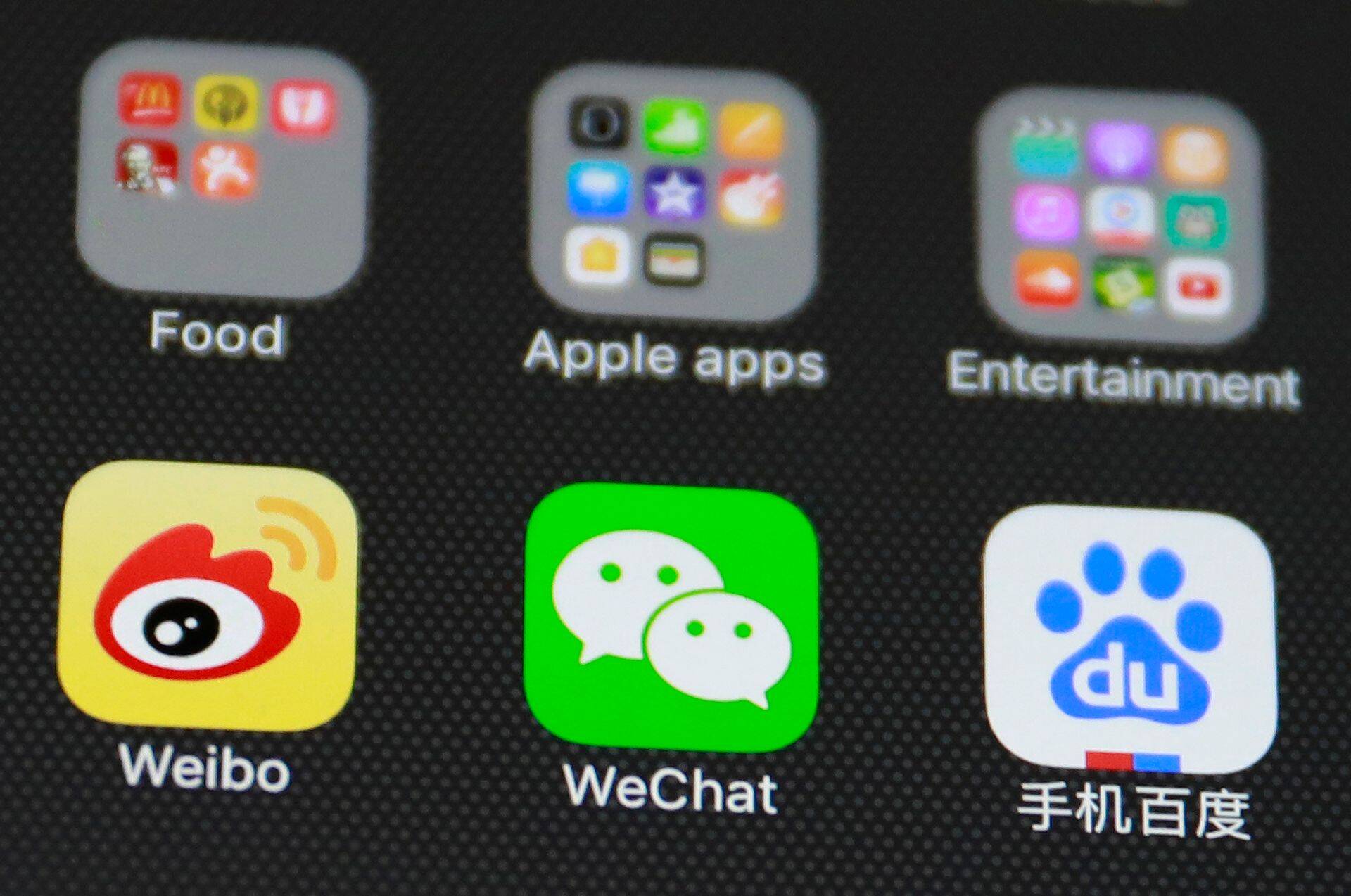 WeChati rakendus telefonis.