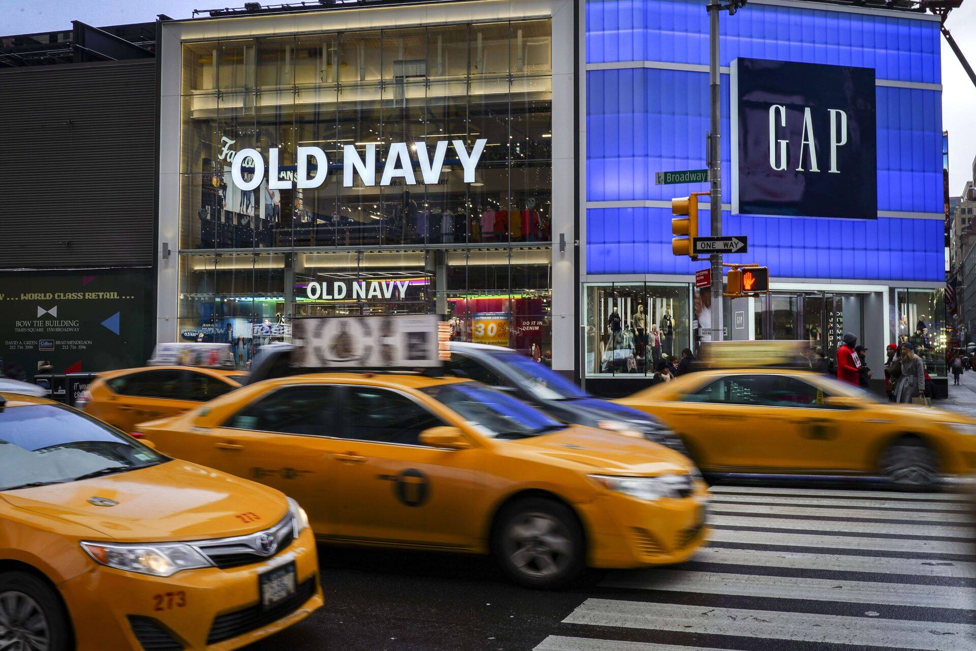 Gapi ja Old Navy pood Times Square'il New Yorgis.