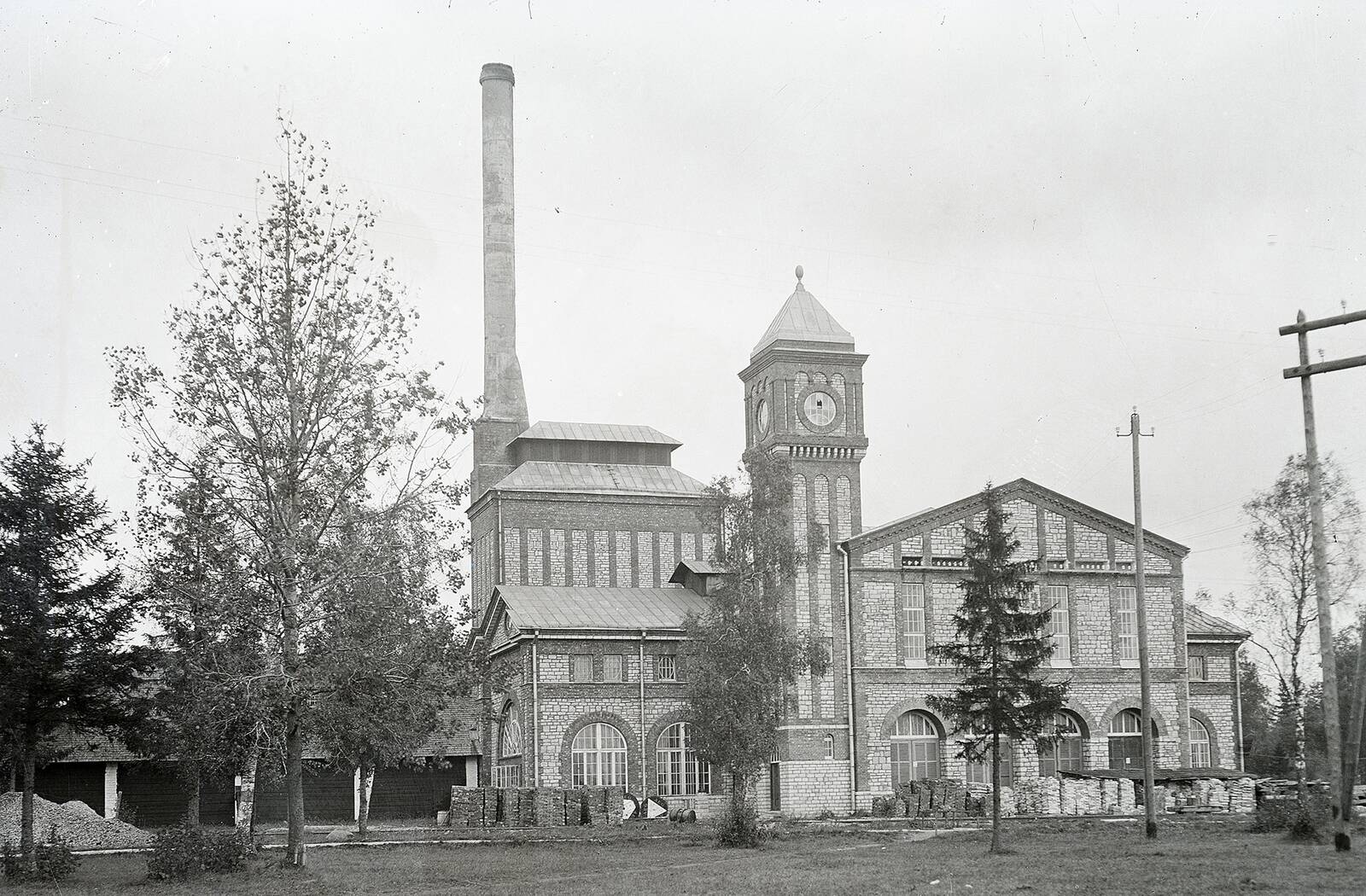 Электростанция Элламаа, 1925 год.