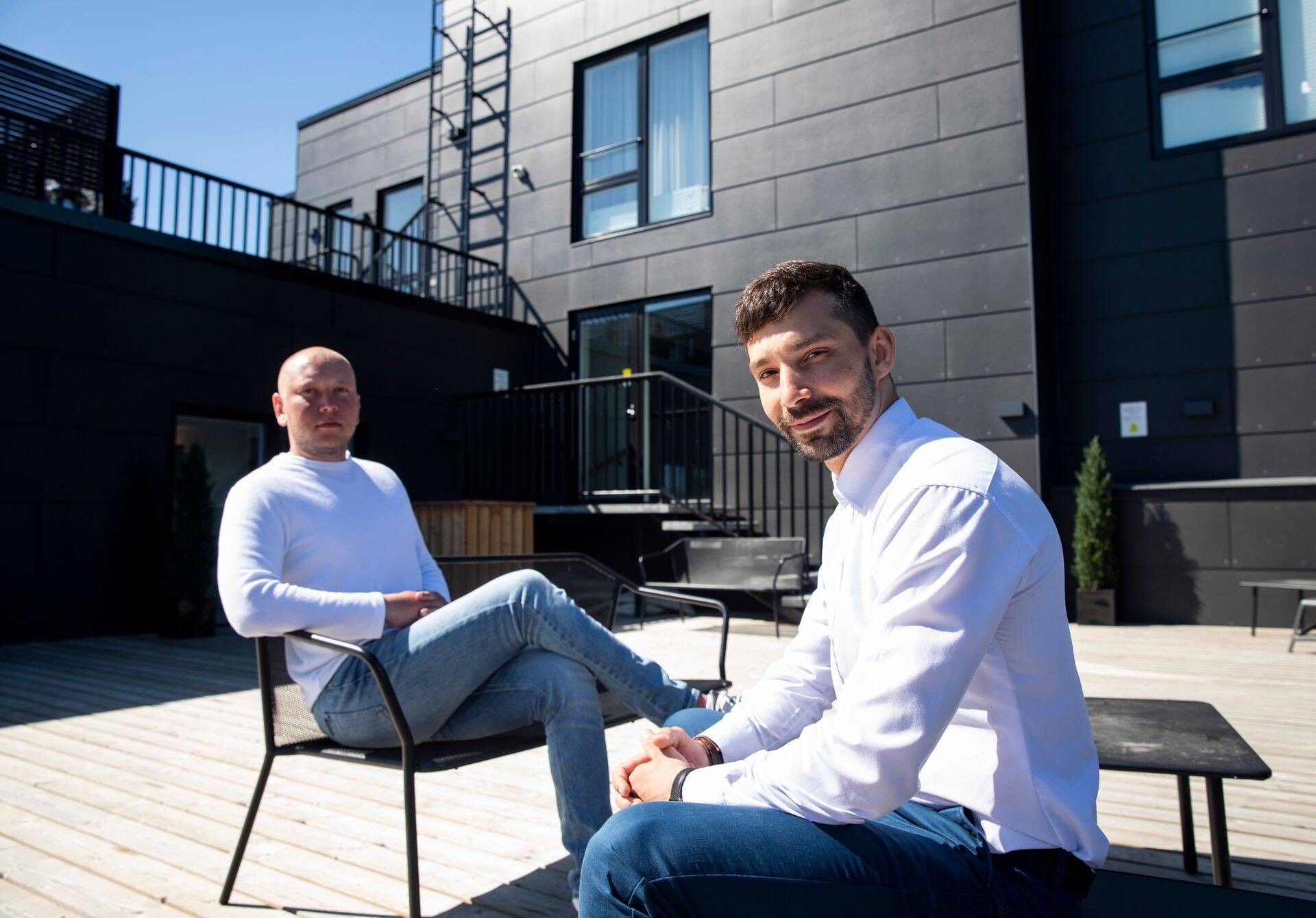 Владельцы Dream Apartment OÜ Эдуард Алтунян (справа) и Рене Аллаберт.