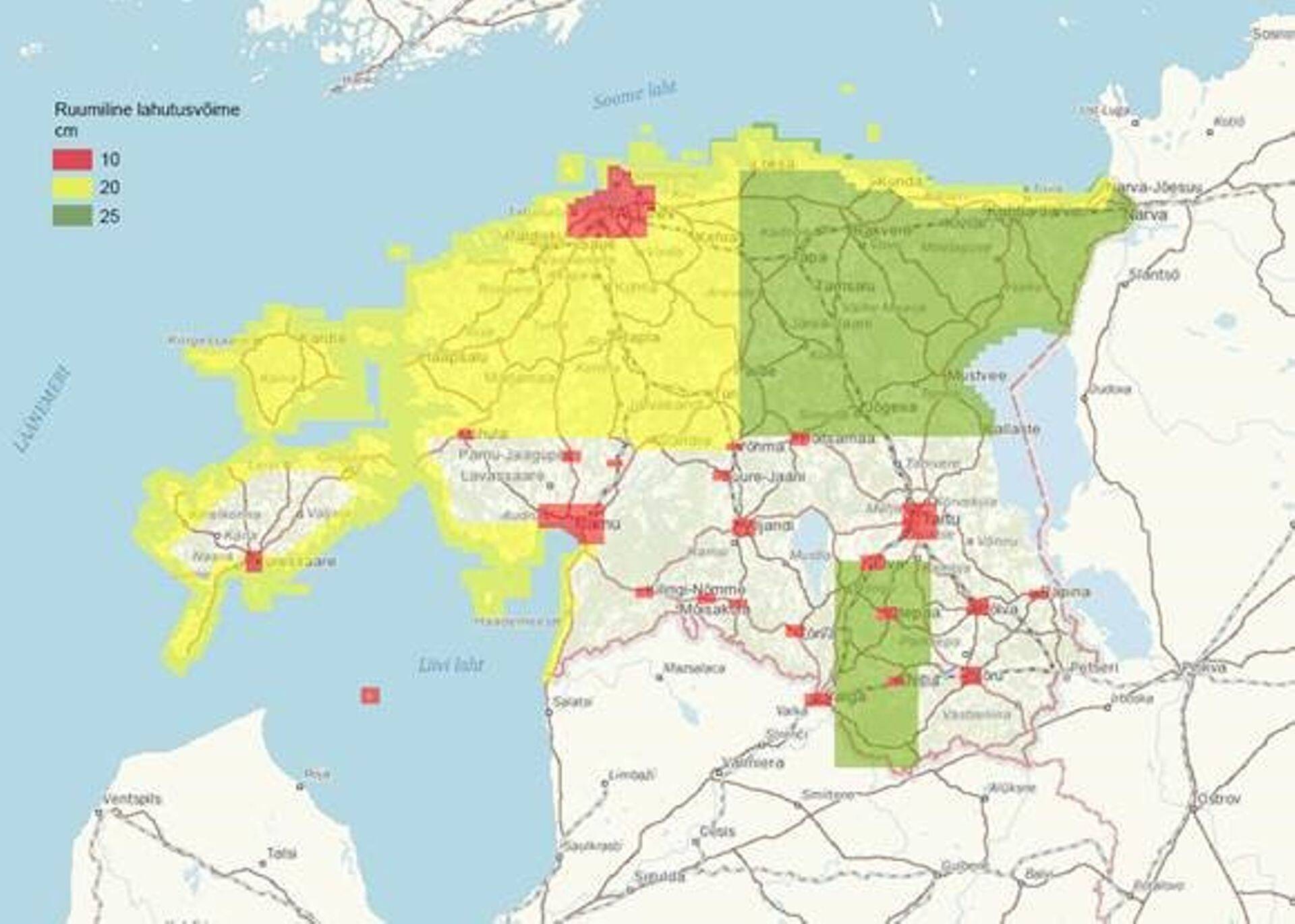 Ortofotode puhul on tegu töödeldud aerofotodega, mis kajastavad looduses esinenud olukorda ülelennu hetkel.