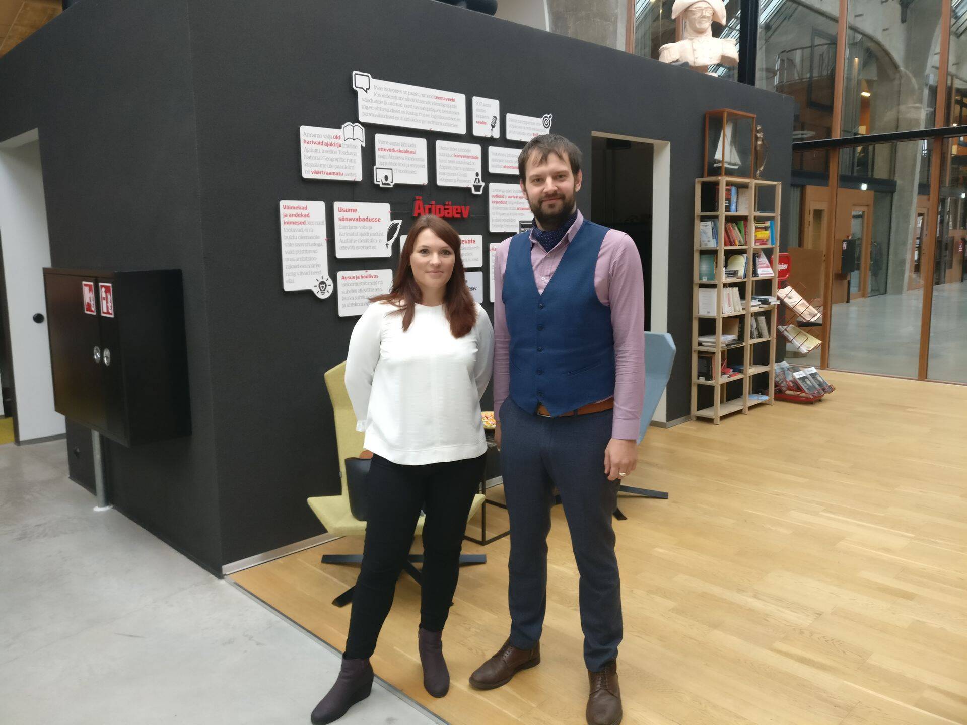 Põllumajanduse konsulent Triin Luksep ja advokaadibüroo Triniti vandeadvokaat Siim Maripuu.