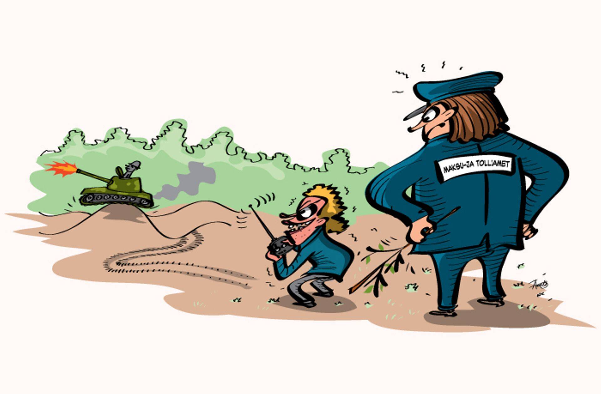 Tankistid ja maksuamet.