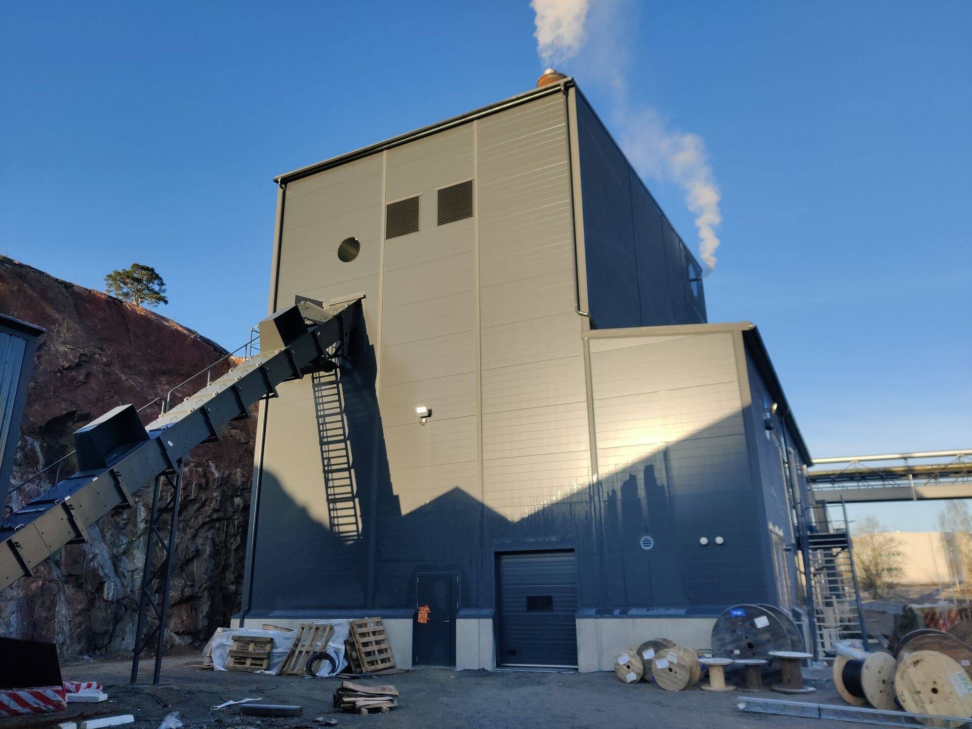 Naantali biokütusel töötava katlamaja.
