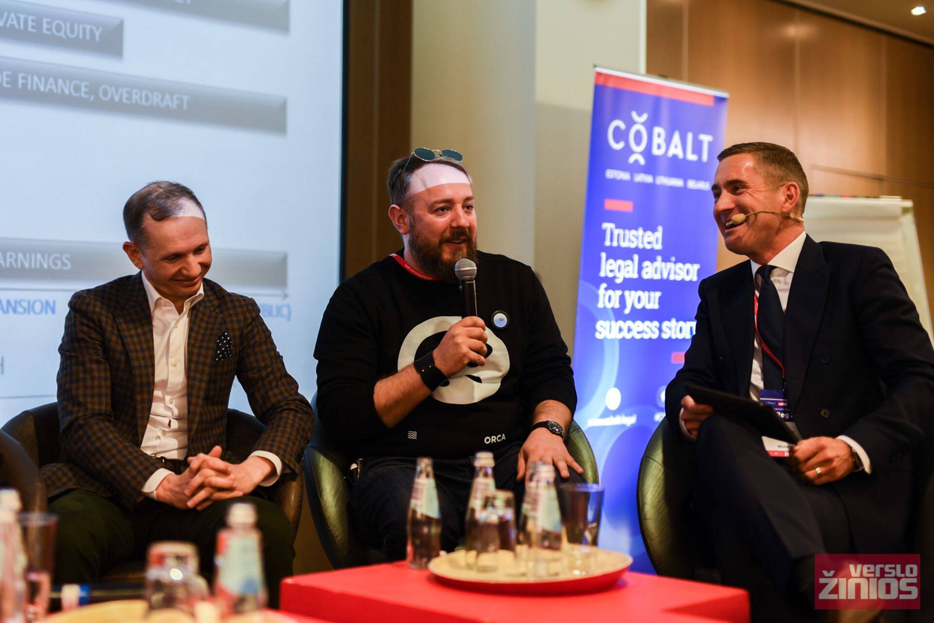 Tallinn Nasdaqi juht Kaarel Ots juhtimas FinReg 2018 paneeli.
