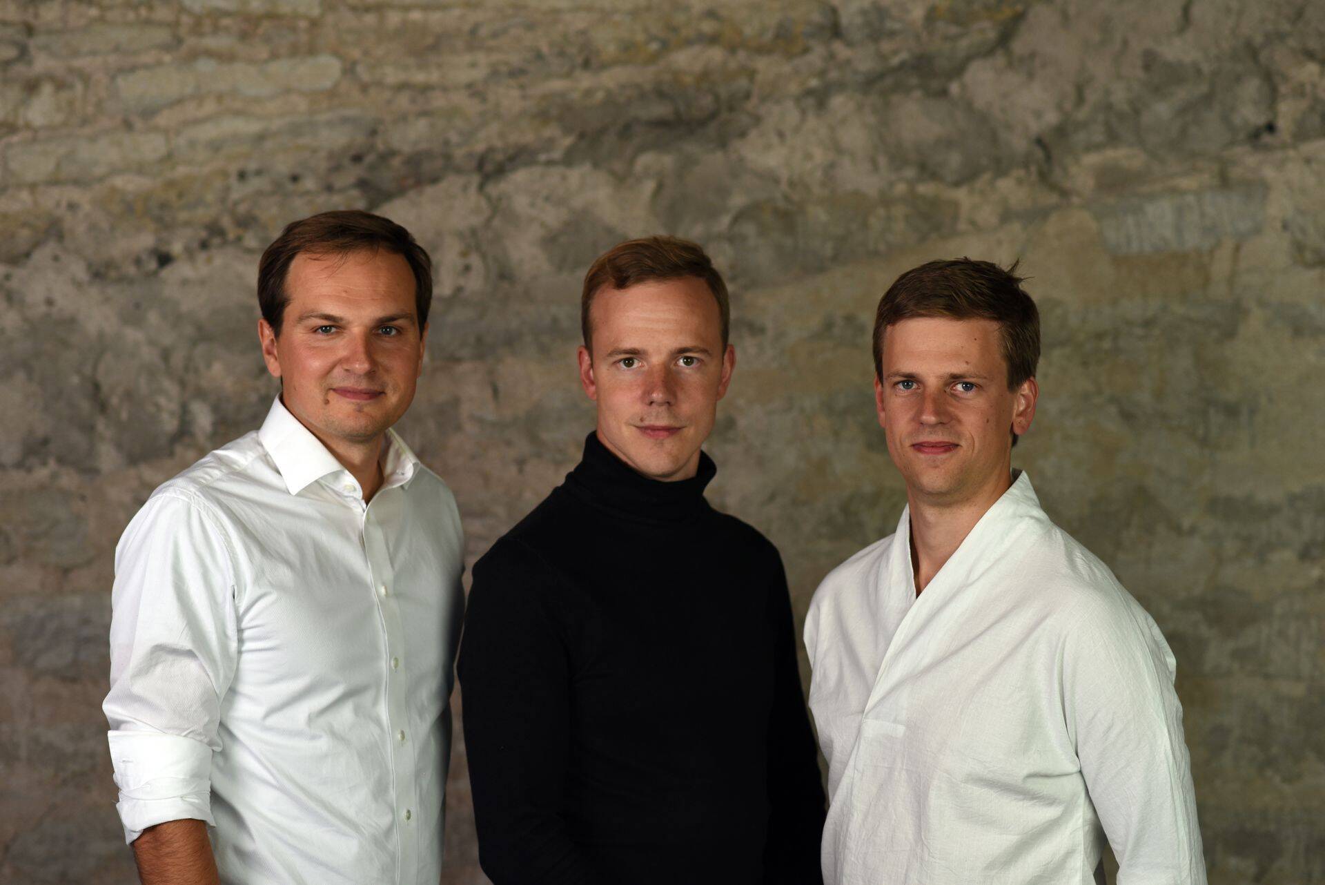 Pactum founders Martin Rand, Kristjan Korjus and Kaspar Korjus