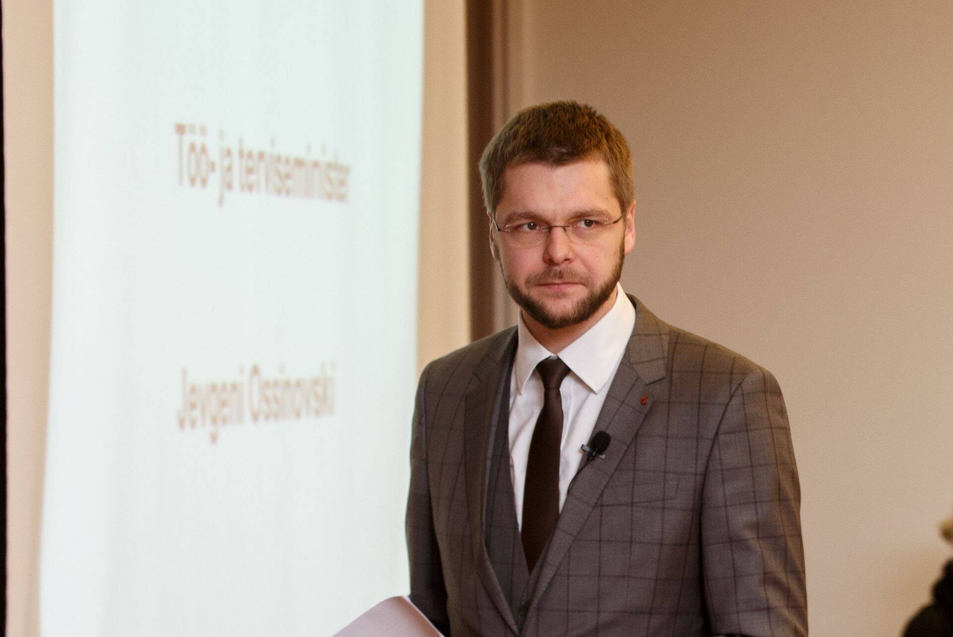 Tervise- ja tööminister Jevgeni Ossinovski