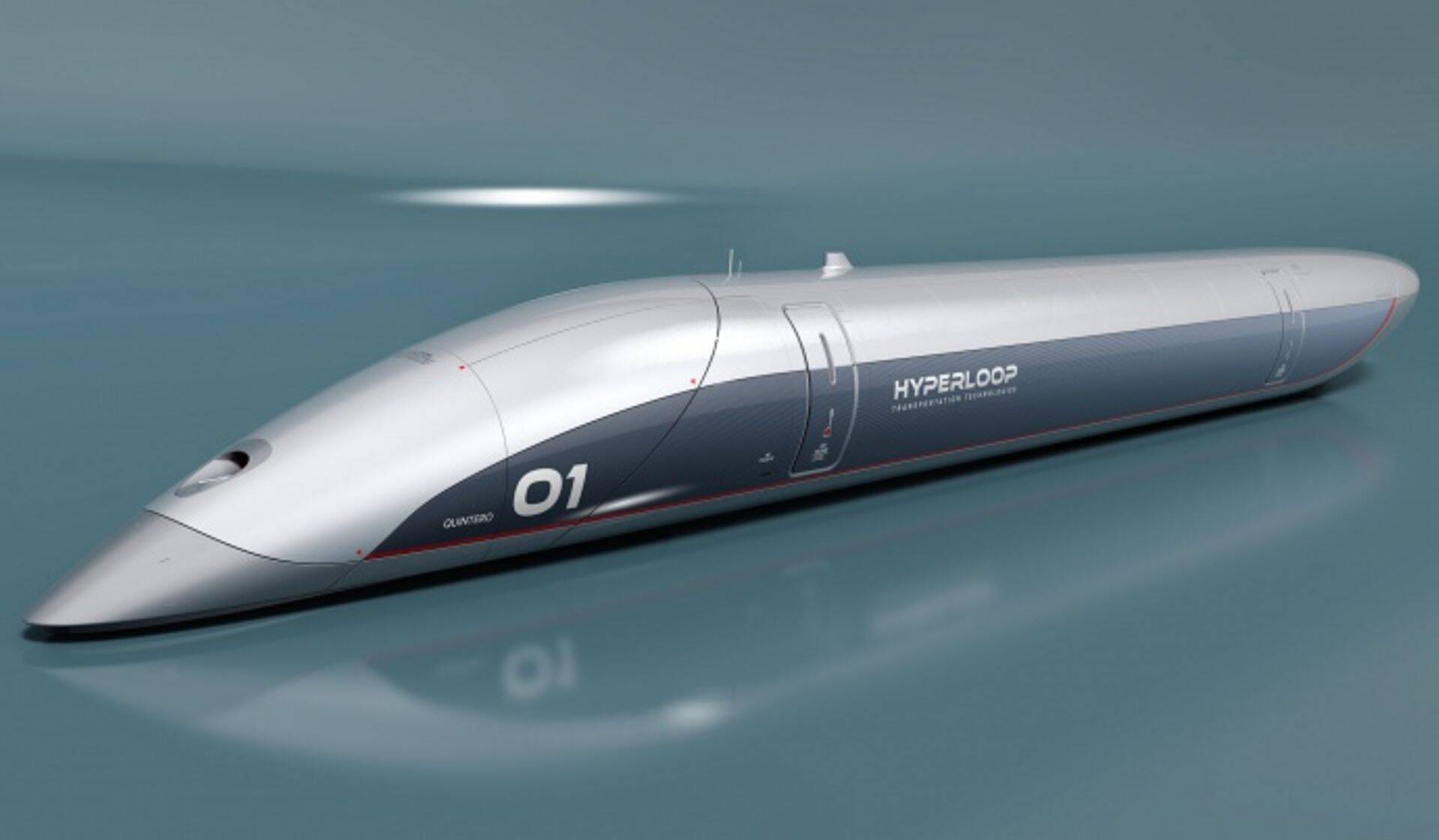 Hyperloop "kapsel" reisijatre veoks.