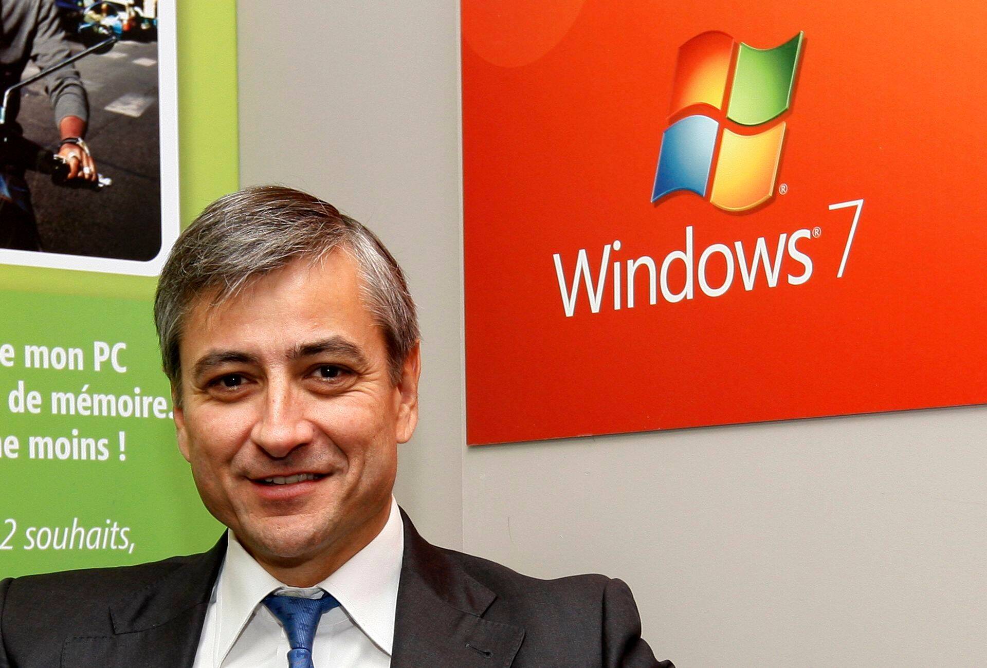 Microsofti asepresident Jean-Philippe Courtois 2009. aastal Windows 7 tutvustades.