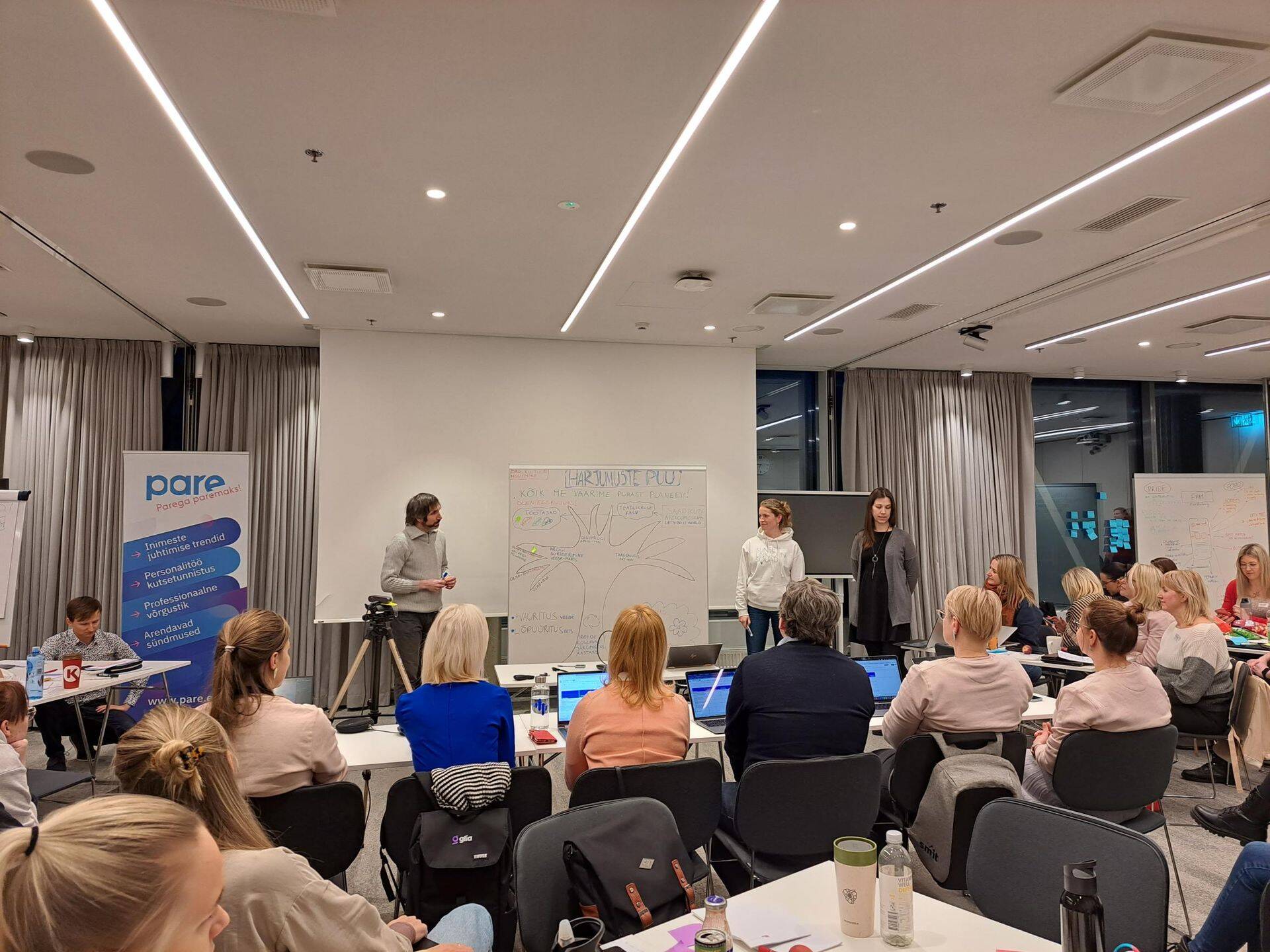 Esikoha võitnud Astangu tiimi esitlus.