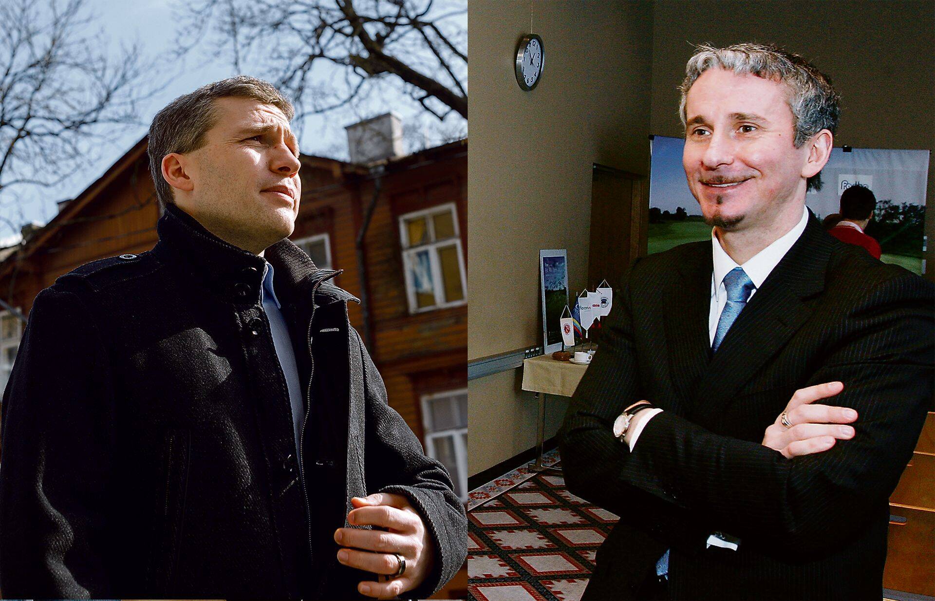 Антон Никитин, глава девелоперской компании Eco Advice Kinnisvara (слева), и партнёр Restate Property Advisors (а также член правления Союза фирм недвижимости Эстонии) Арди Роозимаа.