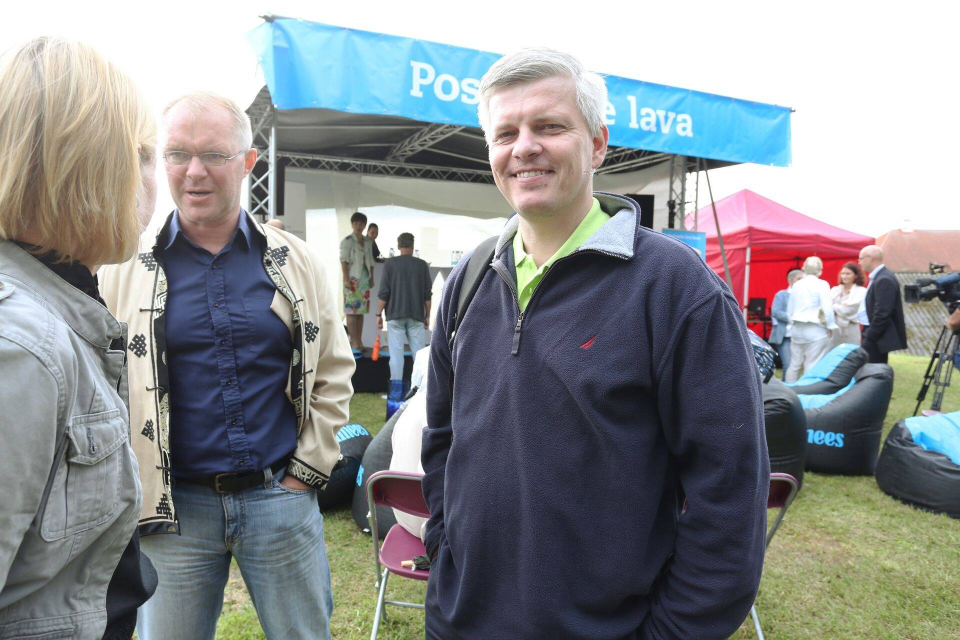 Läti seimi liige Veiko Spolitis möödunud aastal Paides arvamusfestivalil.