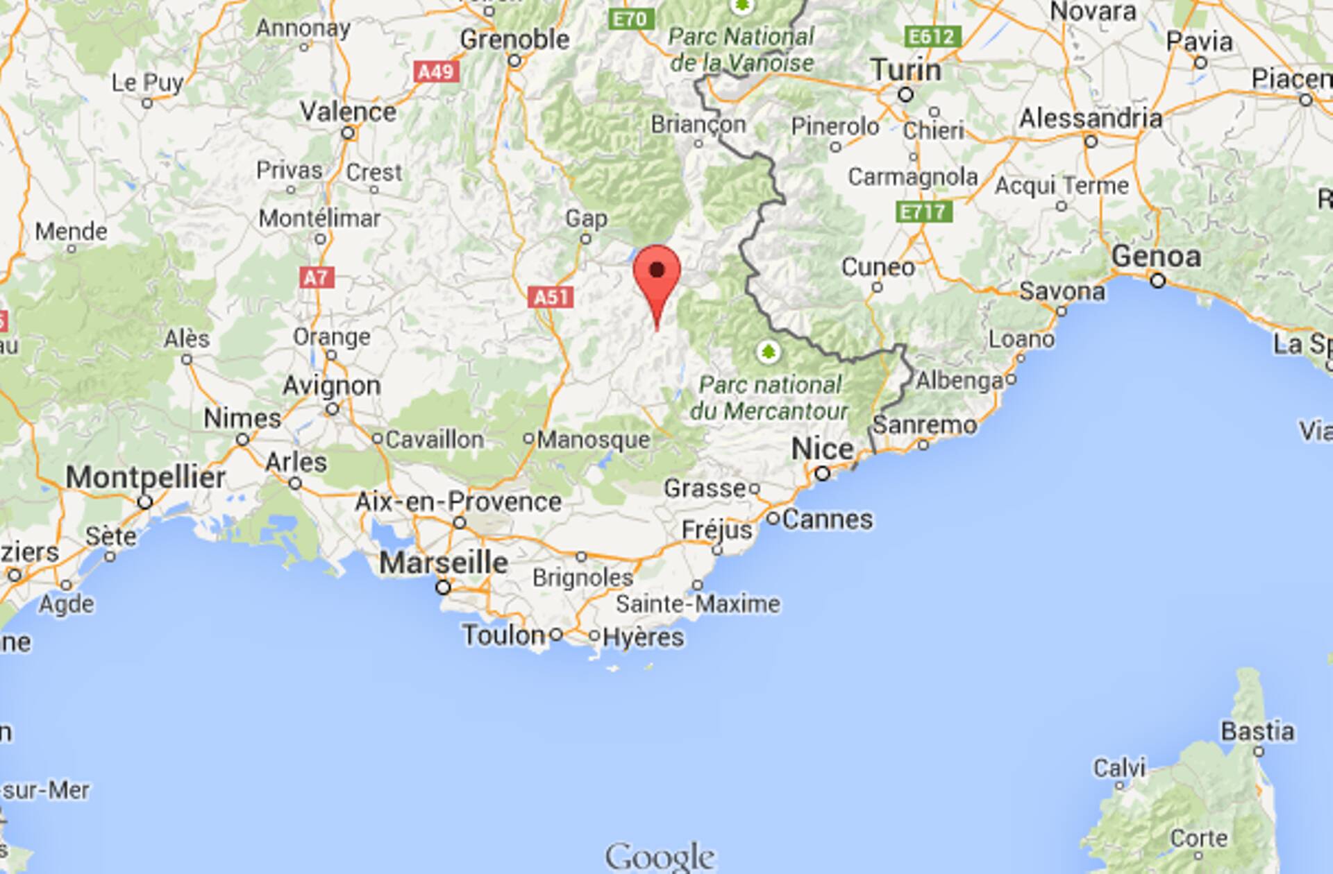 Allakukkunud lennuki asukoht