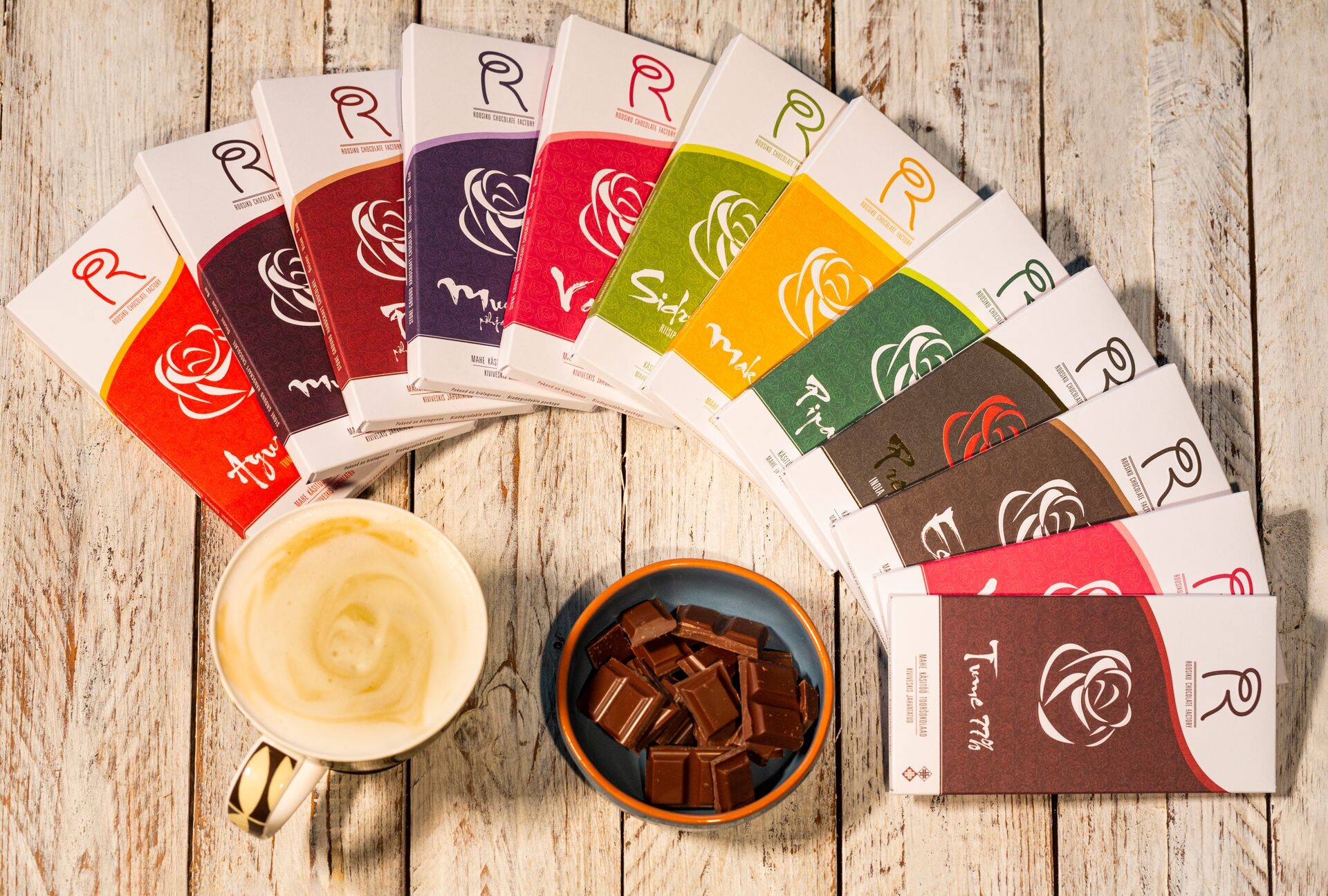 Roosiku tooršokolaadid ja -kreemid