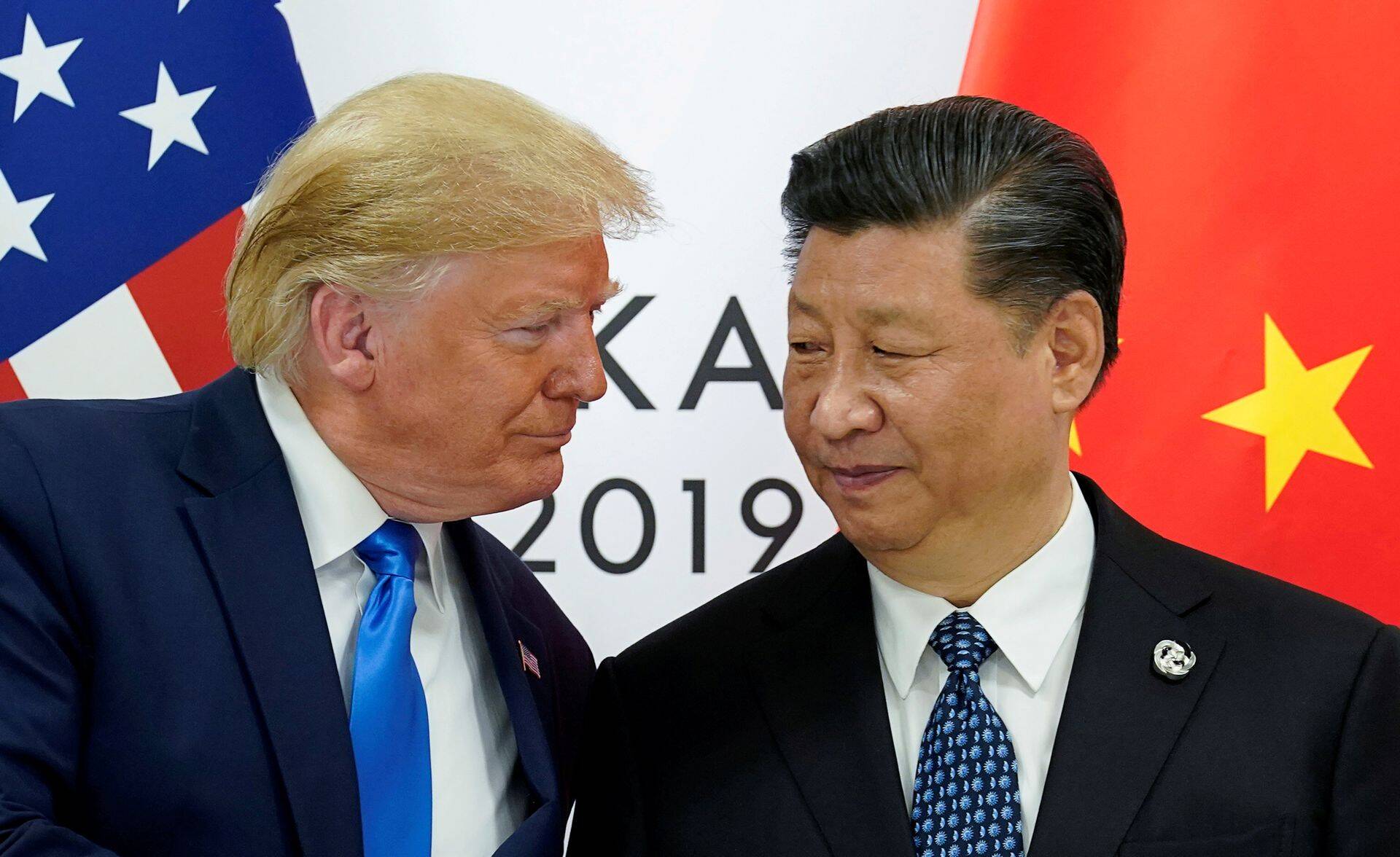 USA president Donald Trump (vasakul) ja Hiina riigipea Xi Jinping