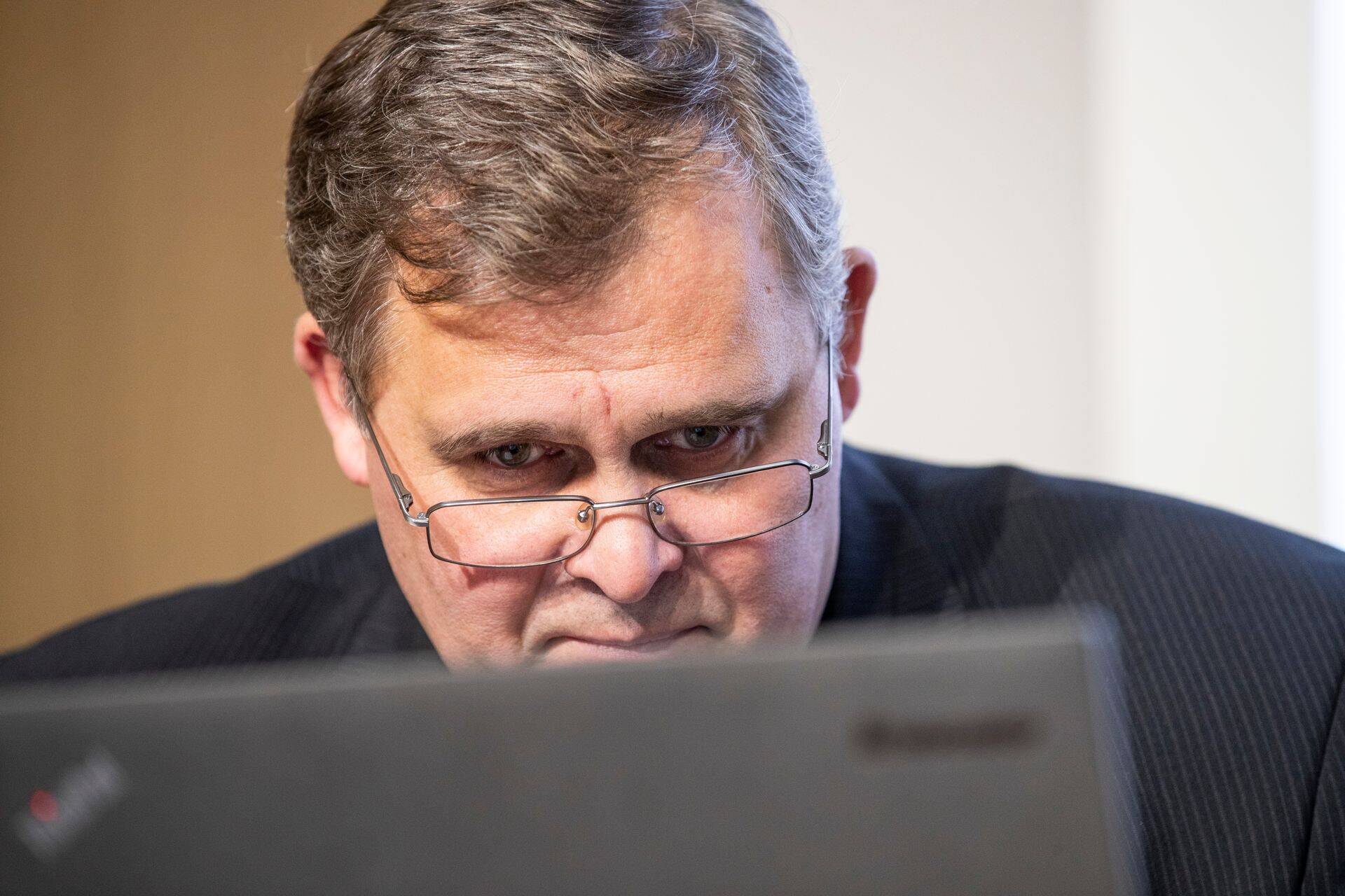 Justiitsminister Raivo Aeg.