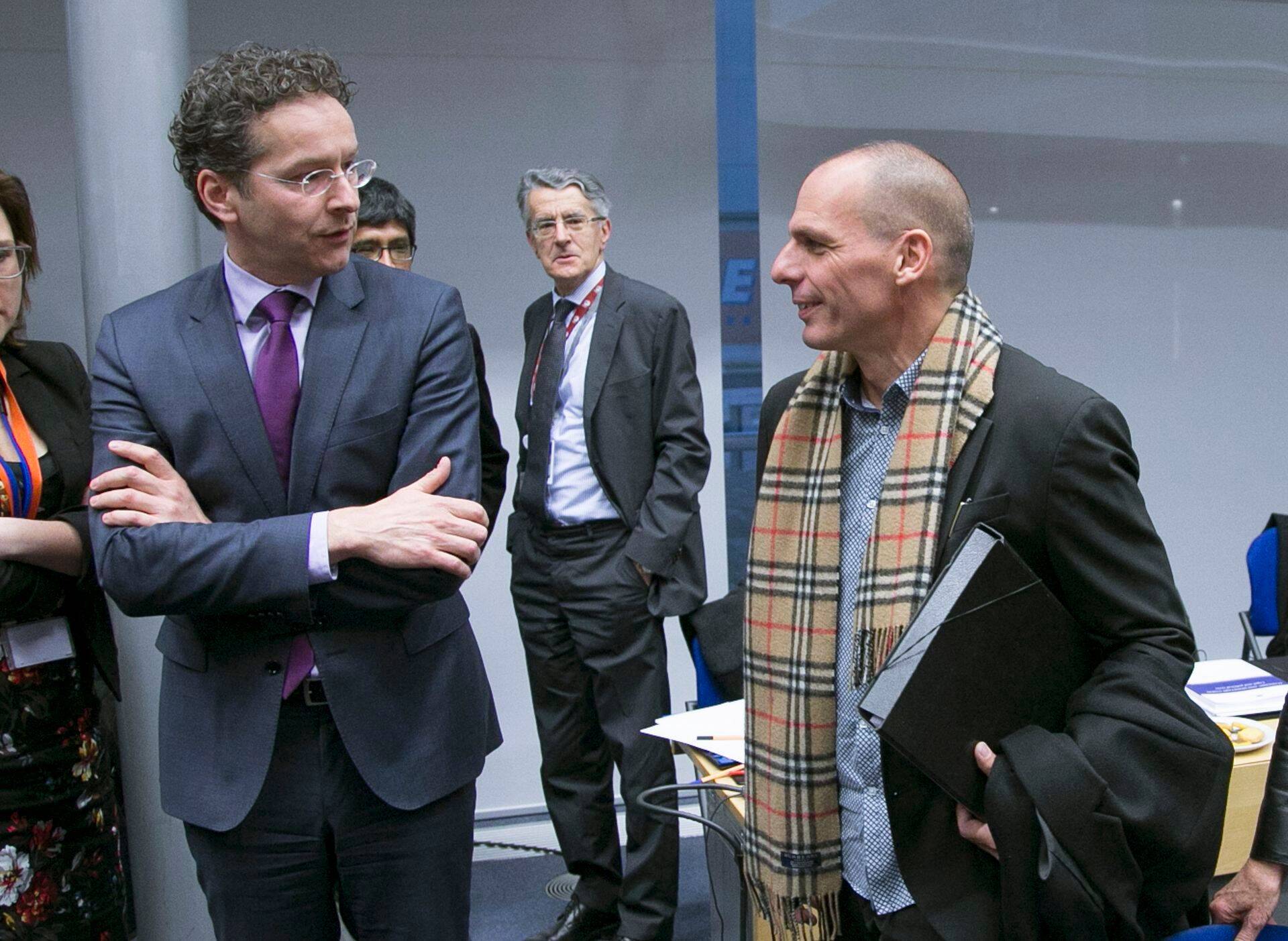 Eurogrupi juht ja Kreeka rahandusminister