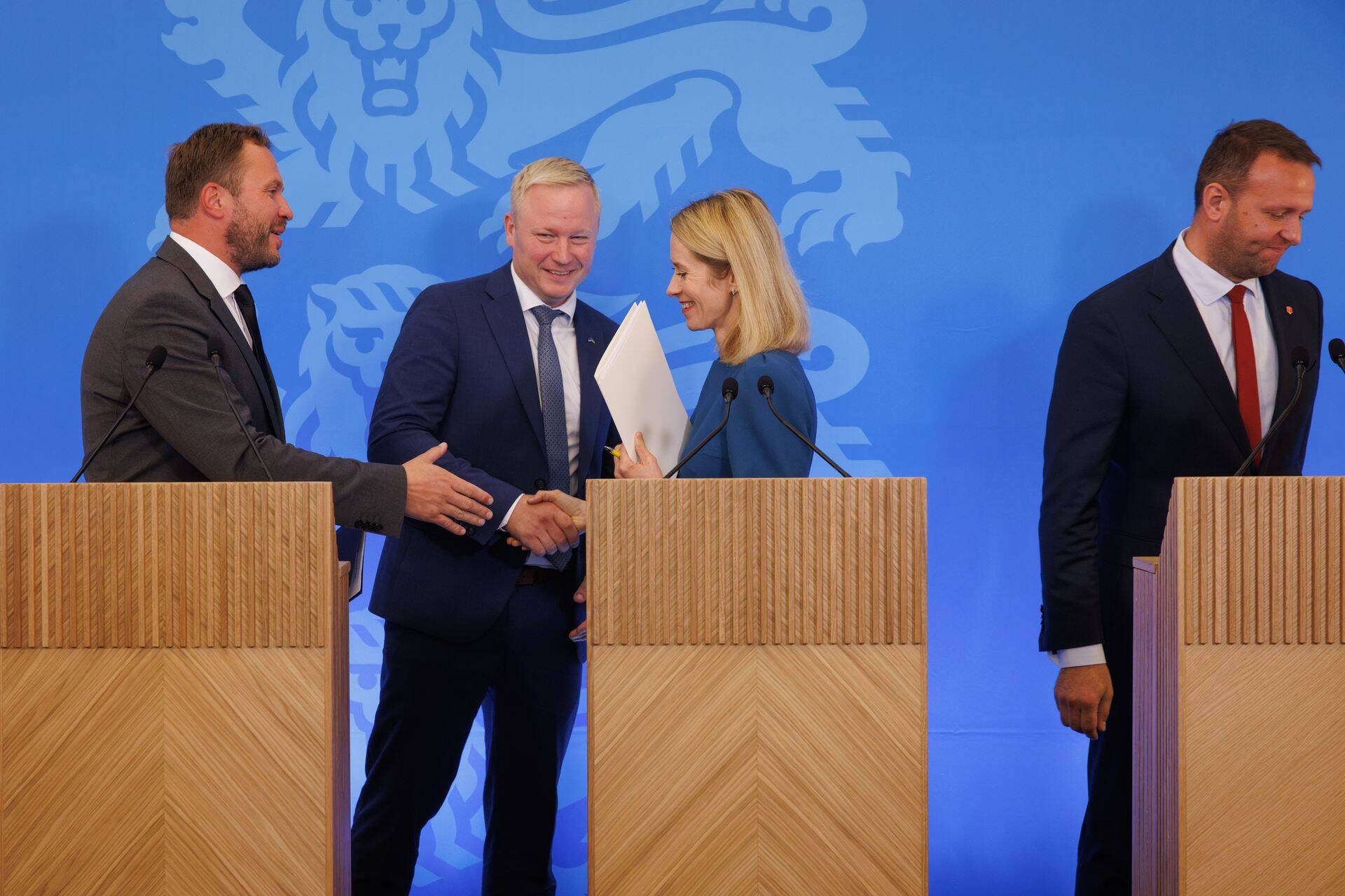 Margus Tsahkna, Mart Võrklaev, Kaja Kallas, Lauri Läänemets