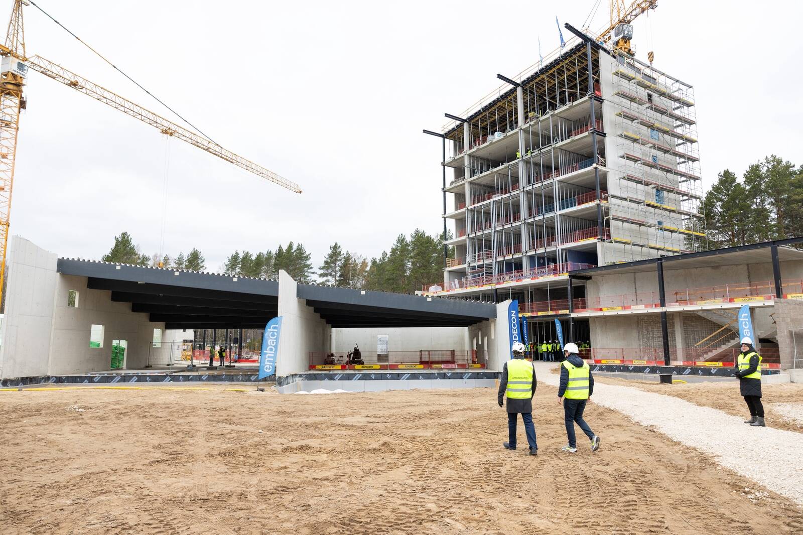 Nordecon jõudis esimeses kvartalis kasumisse. Pildil Uuskülasse rajatav loodusspaahotell.