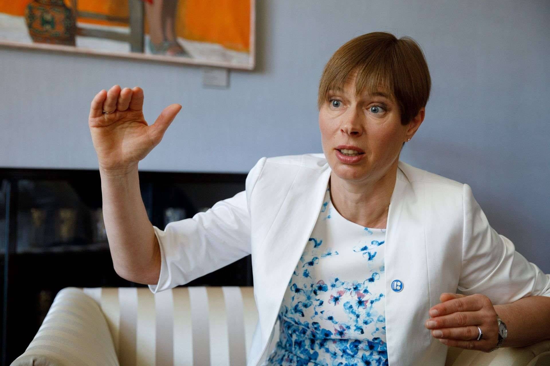 President Kersti Kaljulaid.