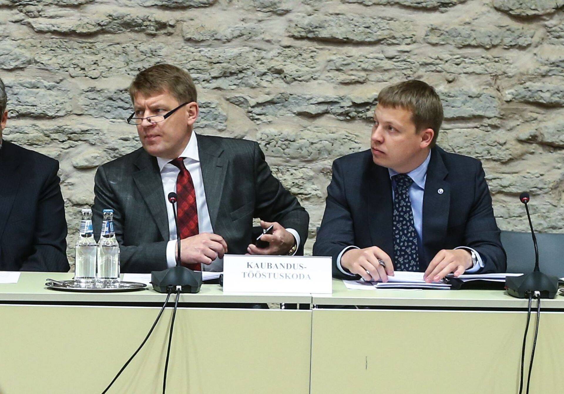 Тоомас Луман и Майт Пальс из Торгово-промышленной палаты
