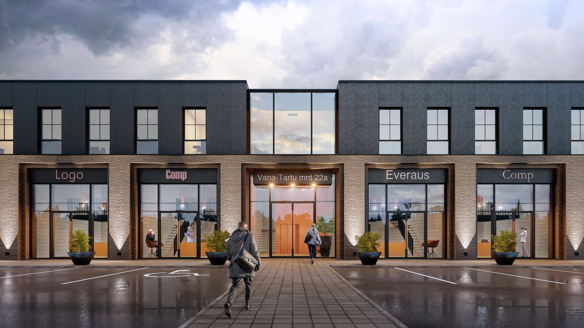 Esinduslikud loft stiilis stock-office üüripinnad 2022.a sügisel avatavas ärimajas Peetris