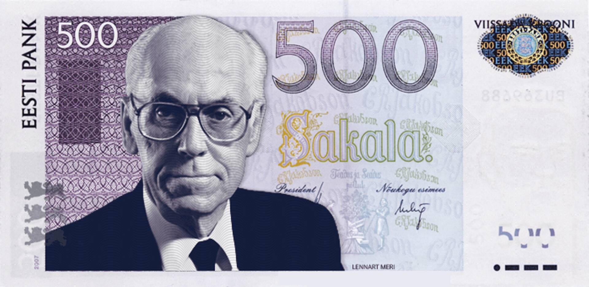 Lennart Meri Eesti kroonil