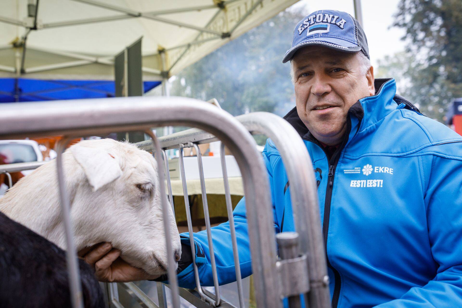 Maaeluminister Mart Järvik (EKRE) Palamuse sügislaadal.