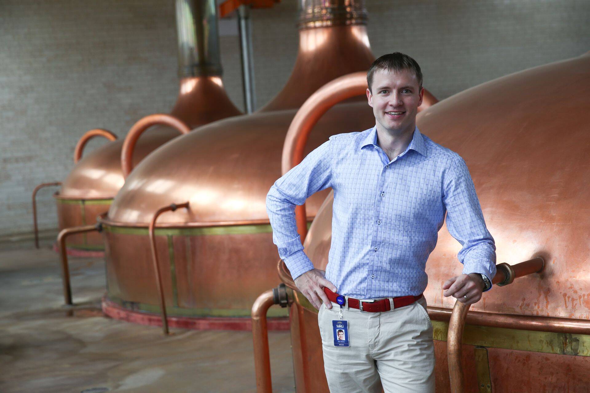 Saku Õlletehase juht Jaan Härms.