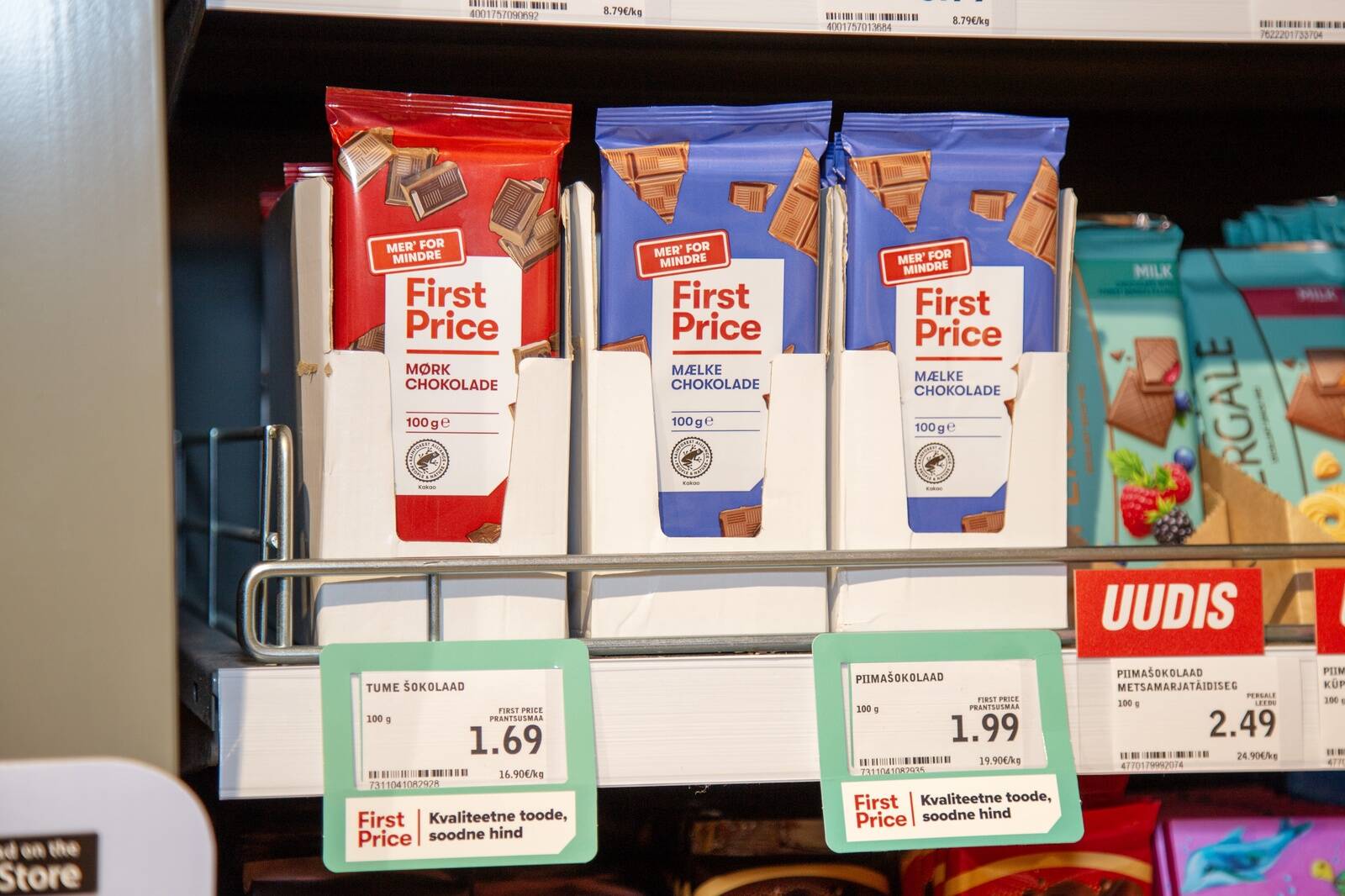 Kliendid on First Price tooted hästi vastu võtnud