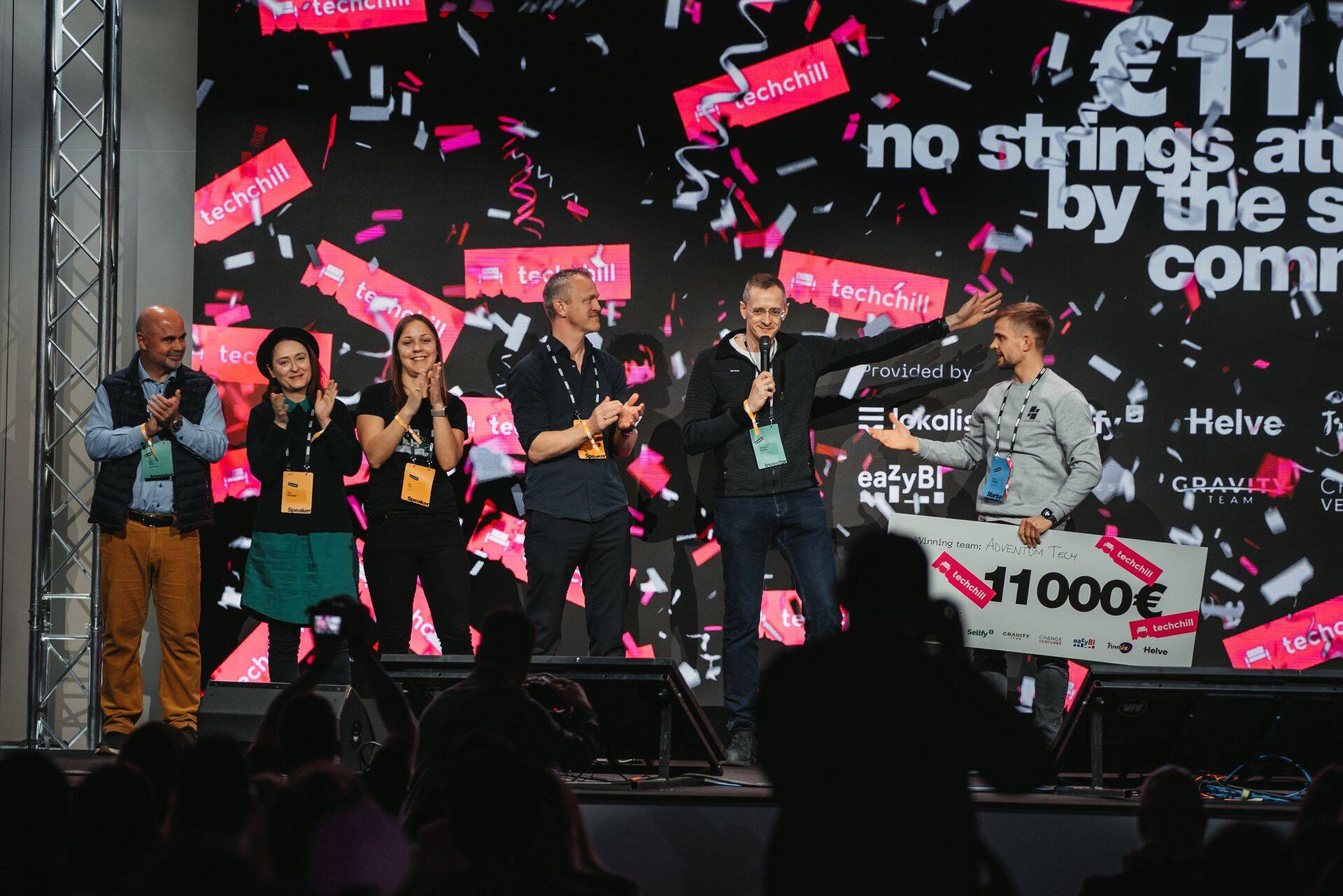 TechChill 2023 võitja autasustamine.
