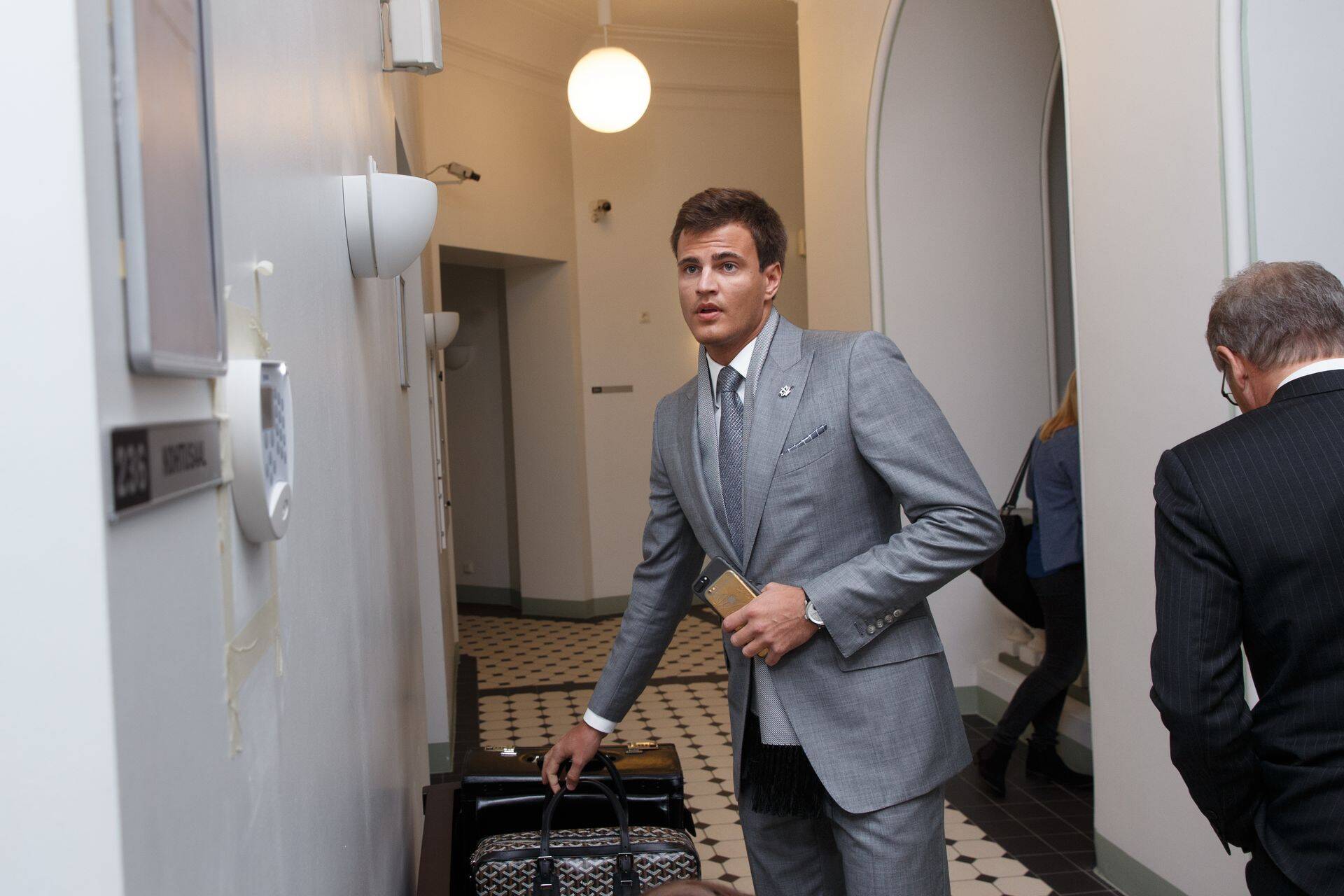 Henry Kallas oktoobris Tallinna ringkonnakohtus.