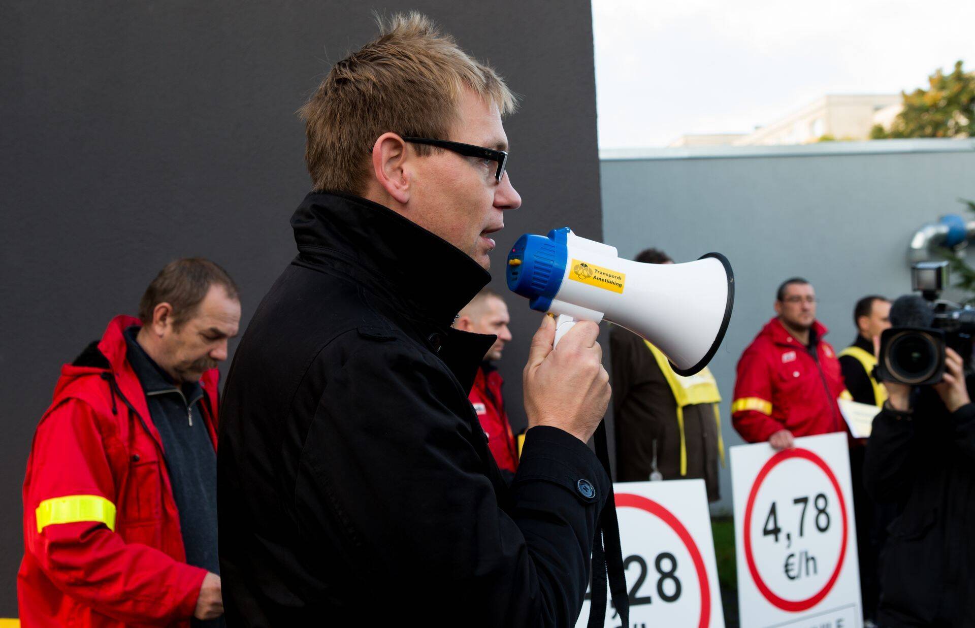 Eesti Ametiühingute Keskliidu juht Peep Peterson