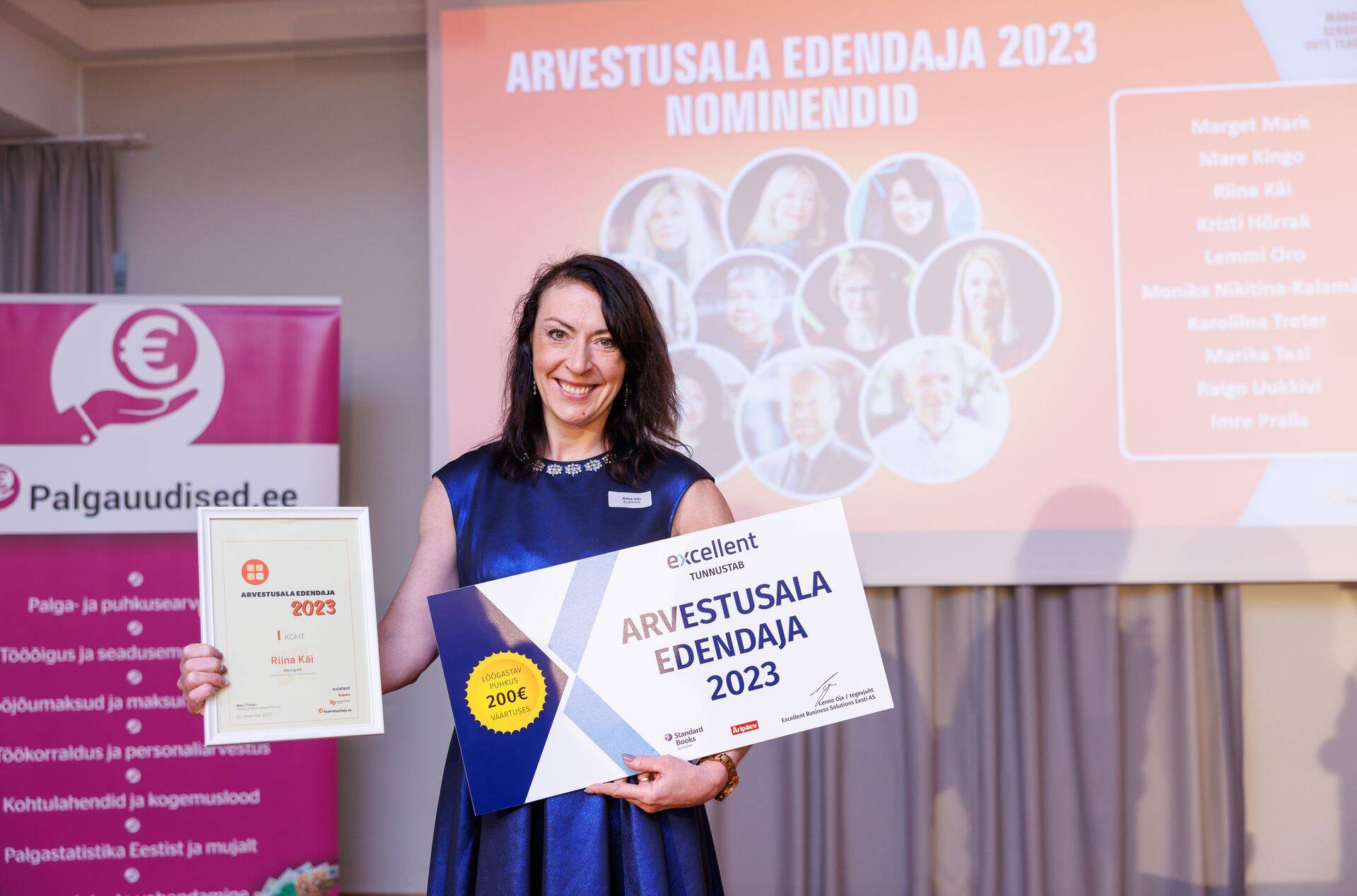 Arvestusala Edendaja 2023 tiitli pälvis aktsiaseltsi Elering juhatuse liige ja finantsjuht Riina Käi